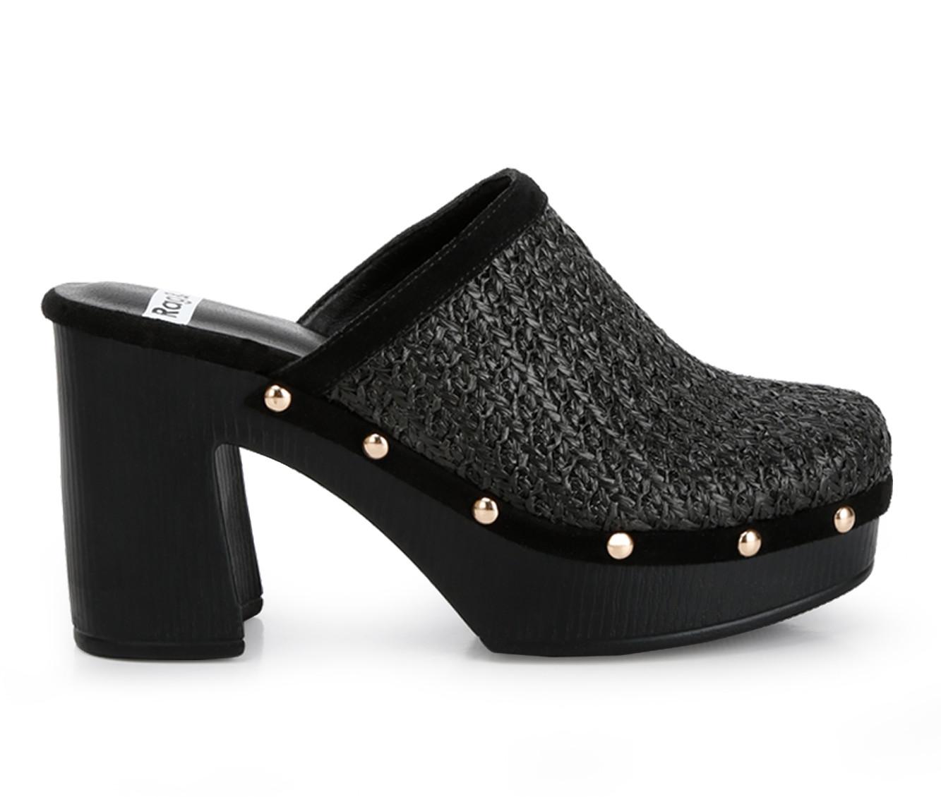 Women's Rag & Co Jeydena Heeled Clogs