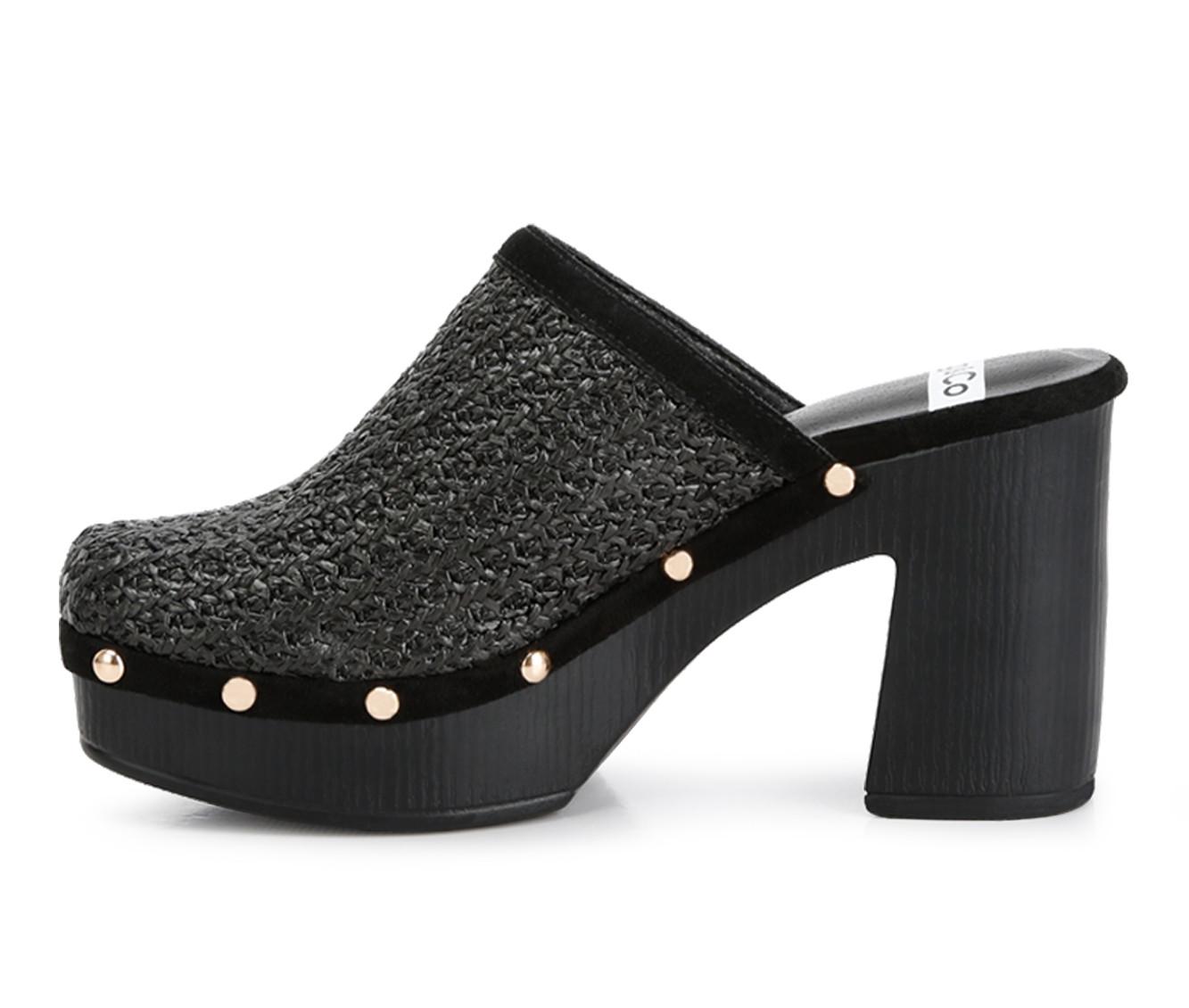 Women's Rag & Co Jeydena Heeled Clogs