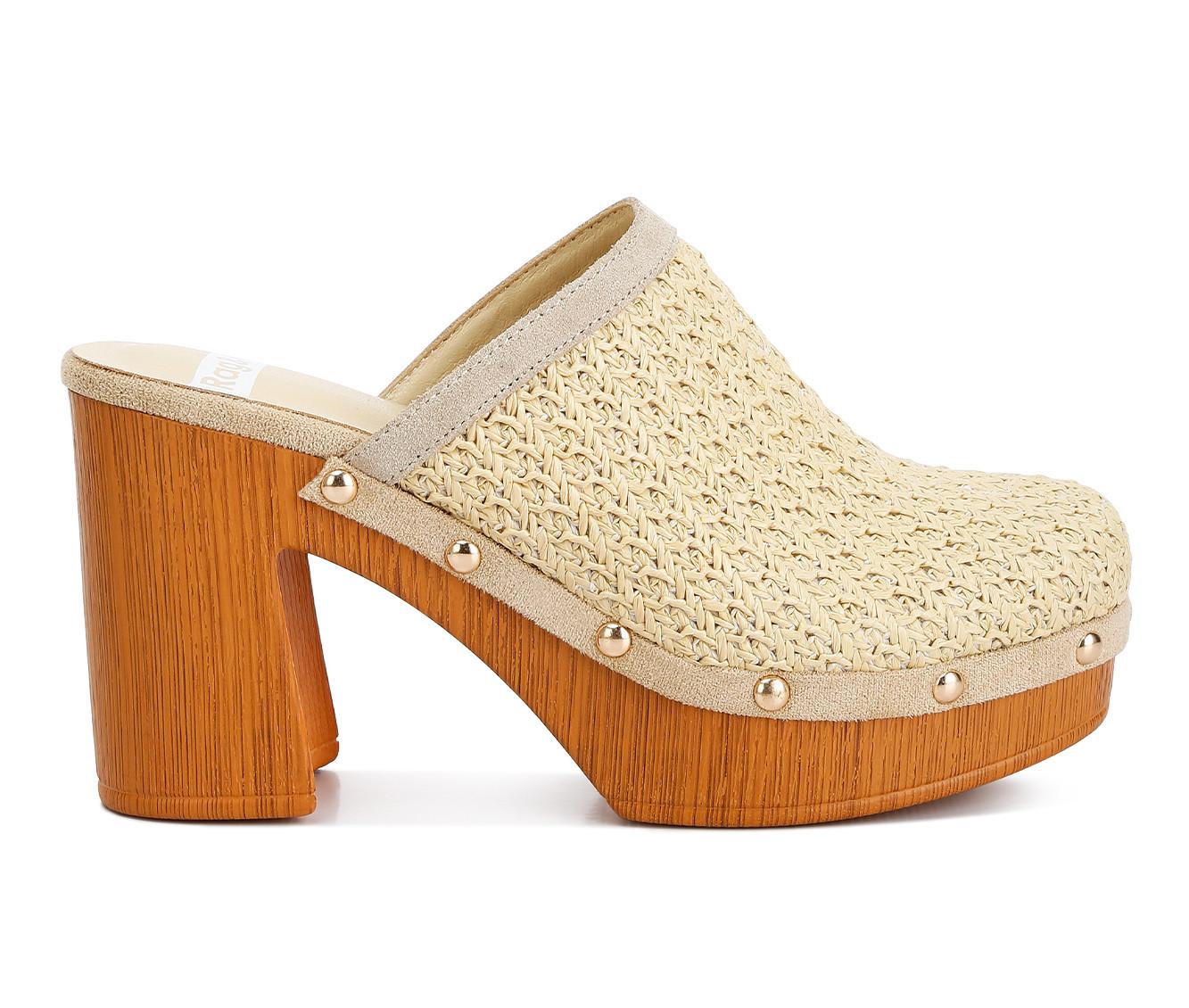 Women's Rag & Co Jeydena Heeled Clogs