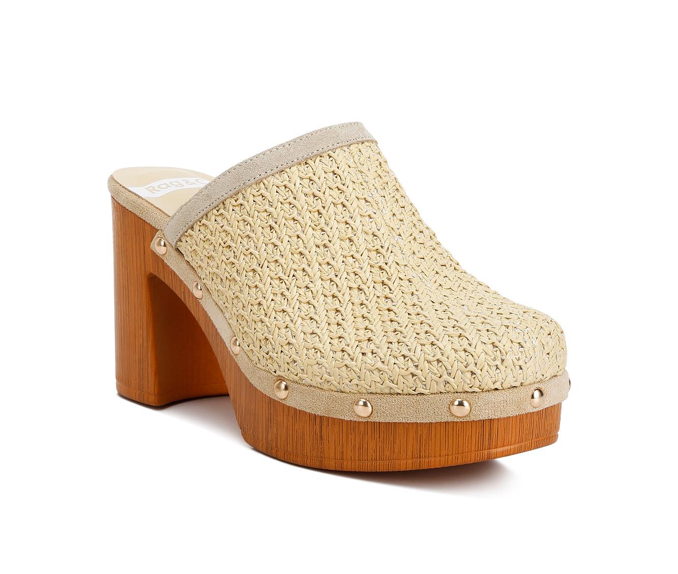 Women's Rag & Co Jeydena Heeled Clogs