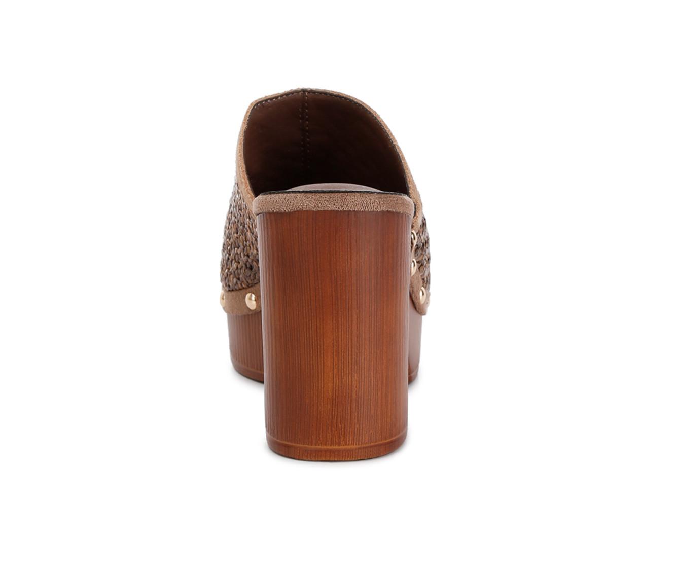 Women's Rag & Co Jeydena Heeled Clogs