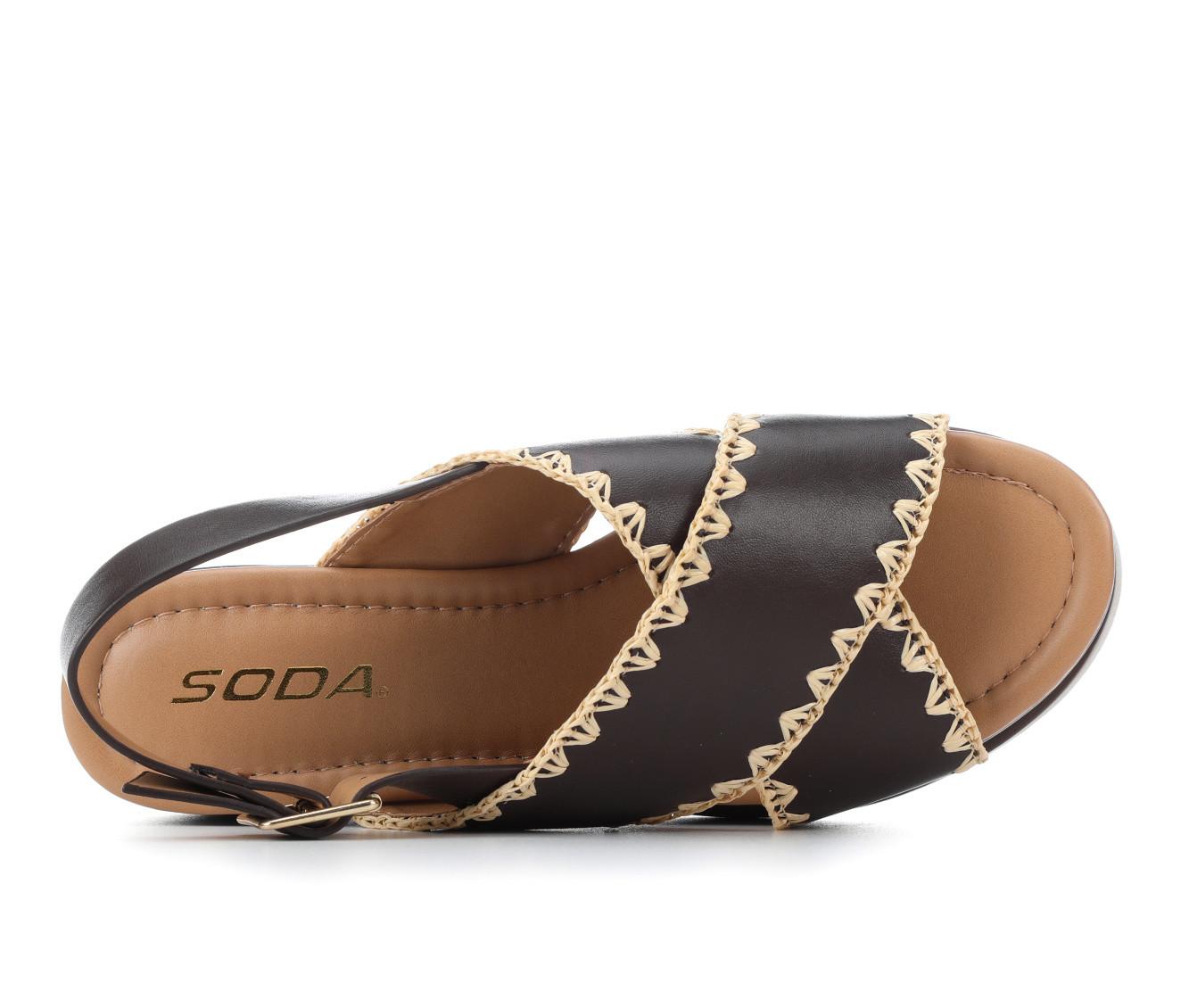 Women's Soda Once-S Wedge Sandals