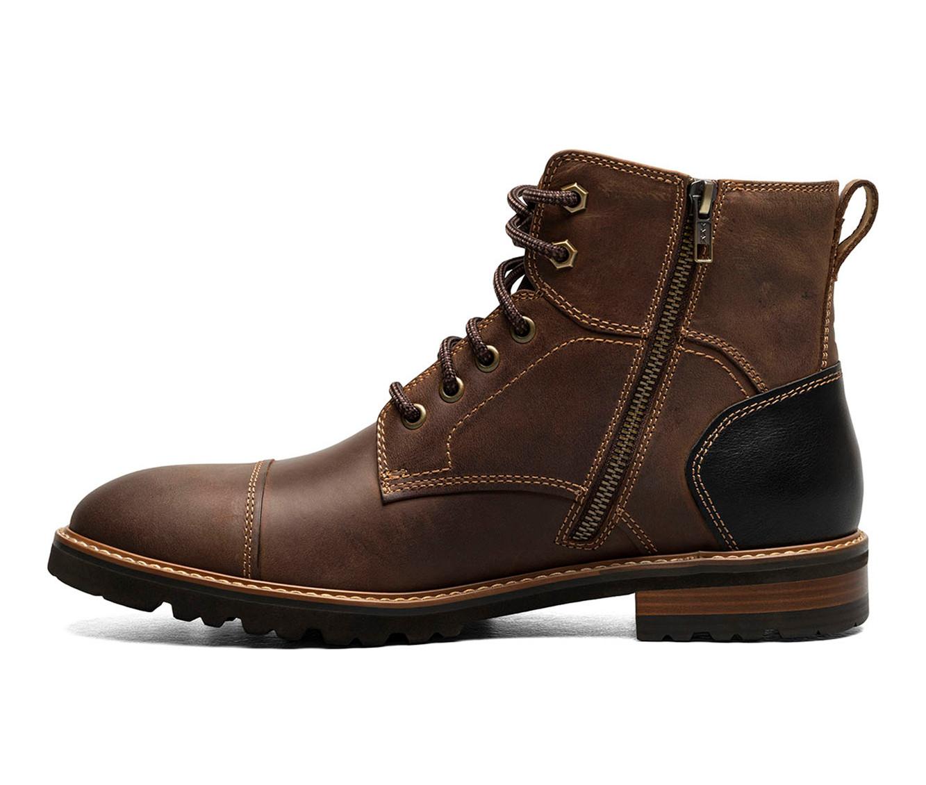 Men's Florsheim Renegade Cap Toe Lace Up Boots
