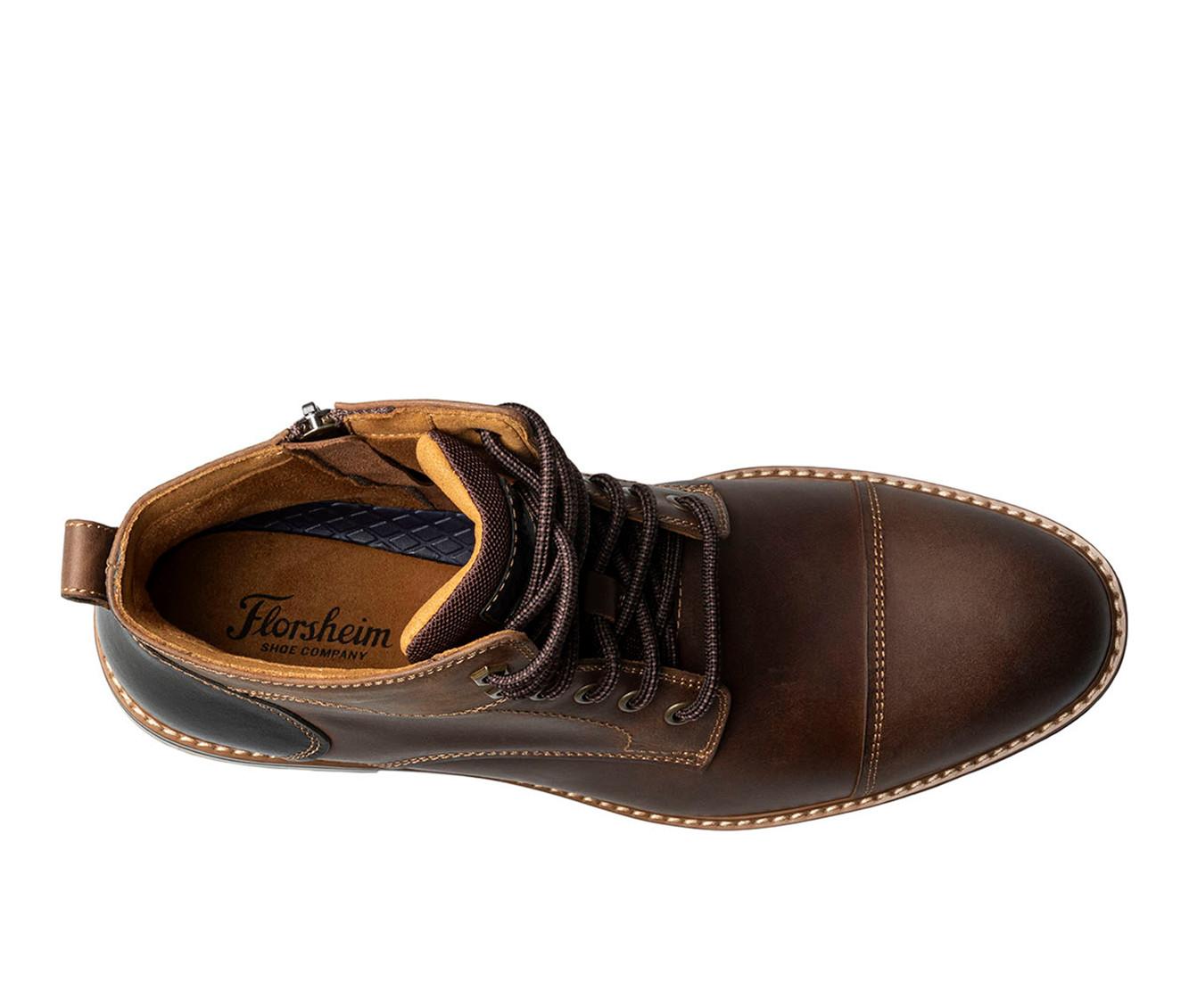 Men's Florsheim Renegade Cap Toe Lace Up Boots