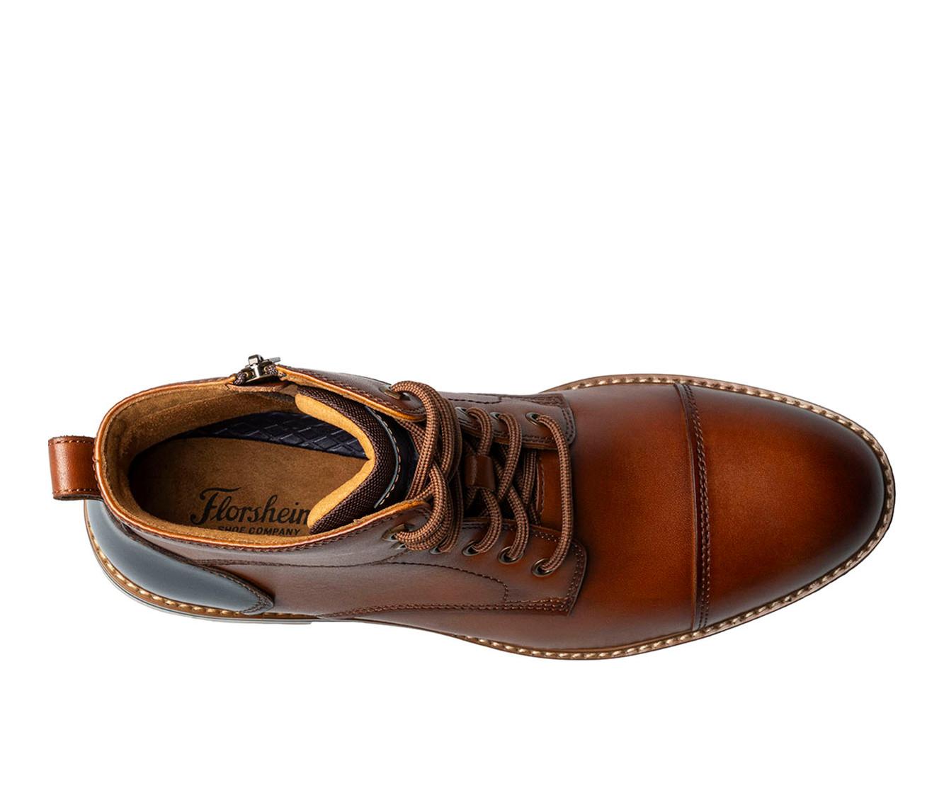 Men's Florsheim Renegade Cap Toe Lace Up Boots