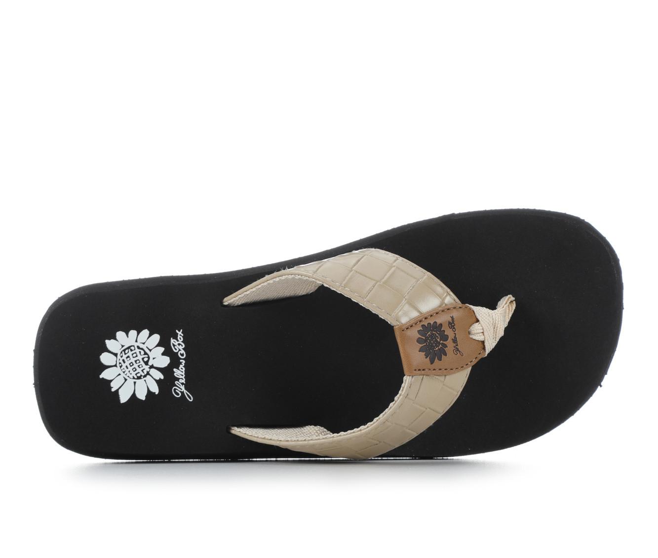 Women's Yellow Box Abenego Flip-Flops