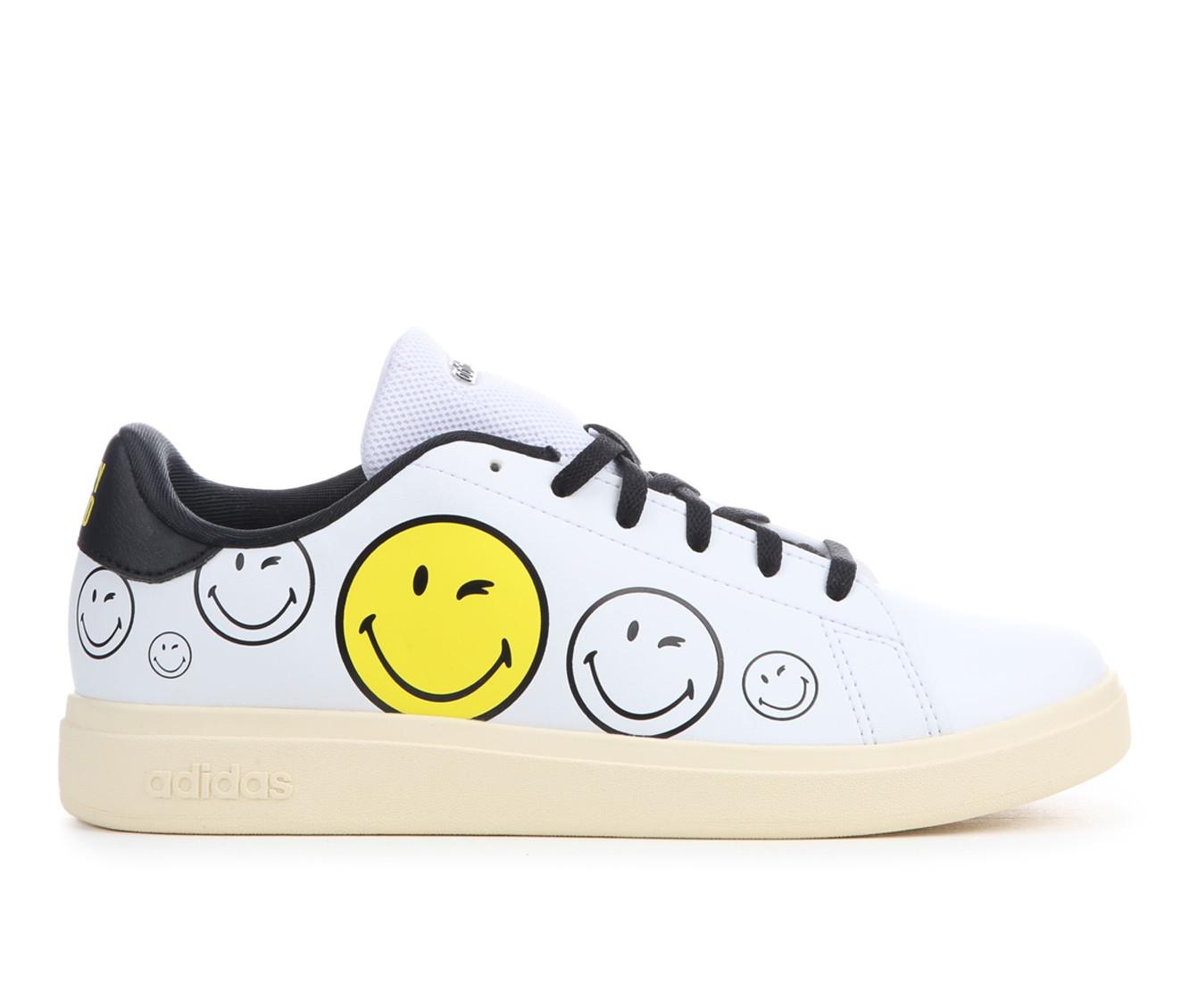 Kids' Adidas Advantage Smiley j Sneakers