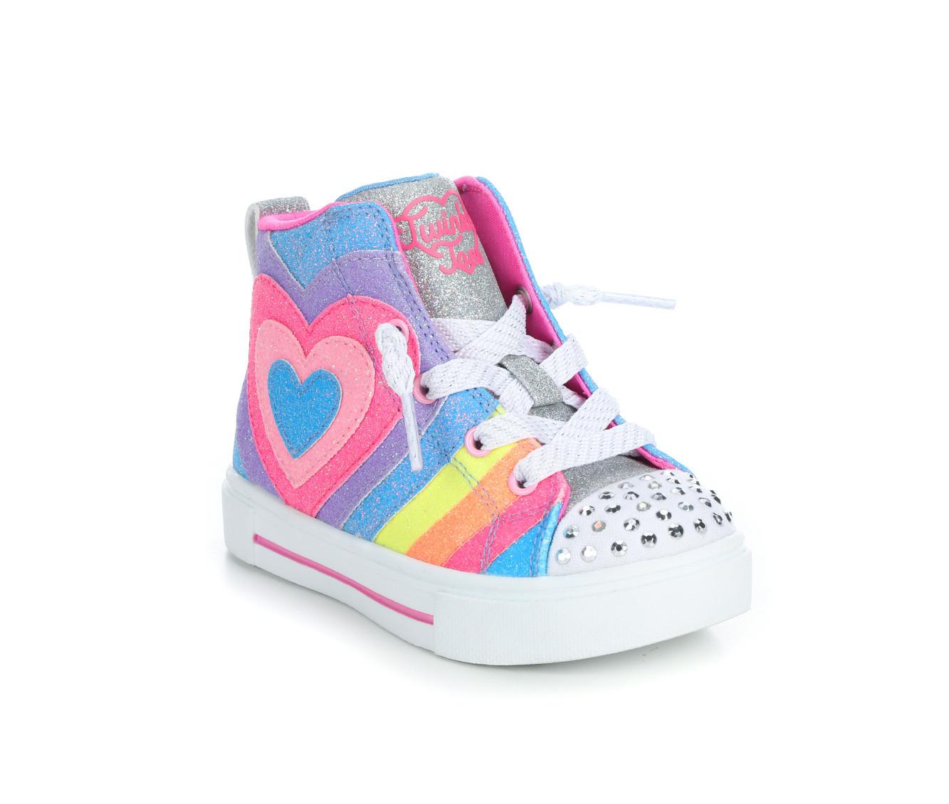 Girls' Skechers Toddler Twinkle Sparks Heart High Top Sneakers