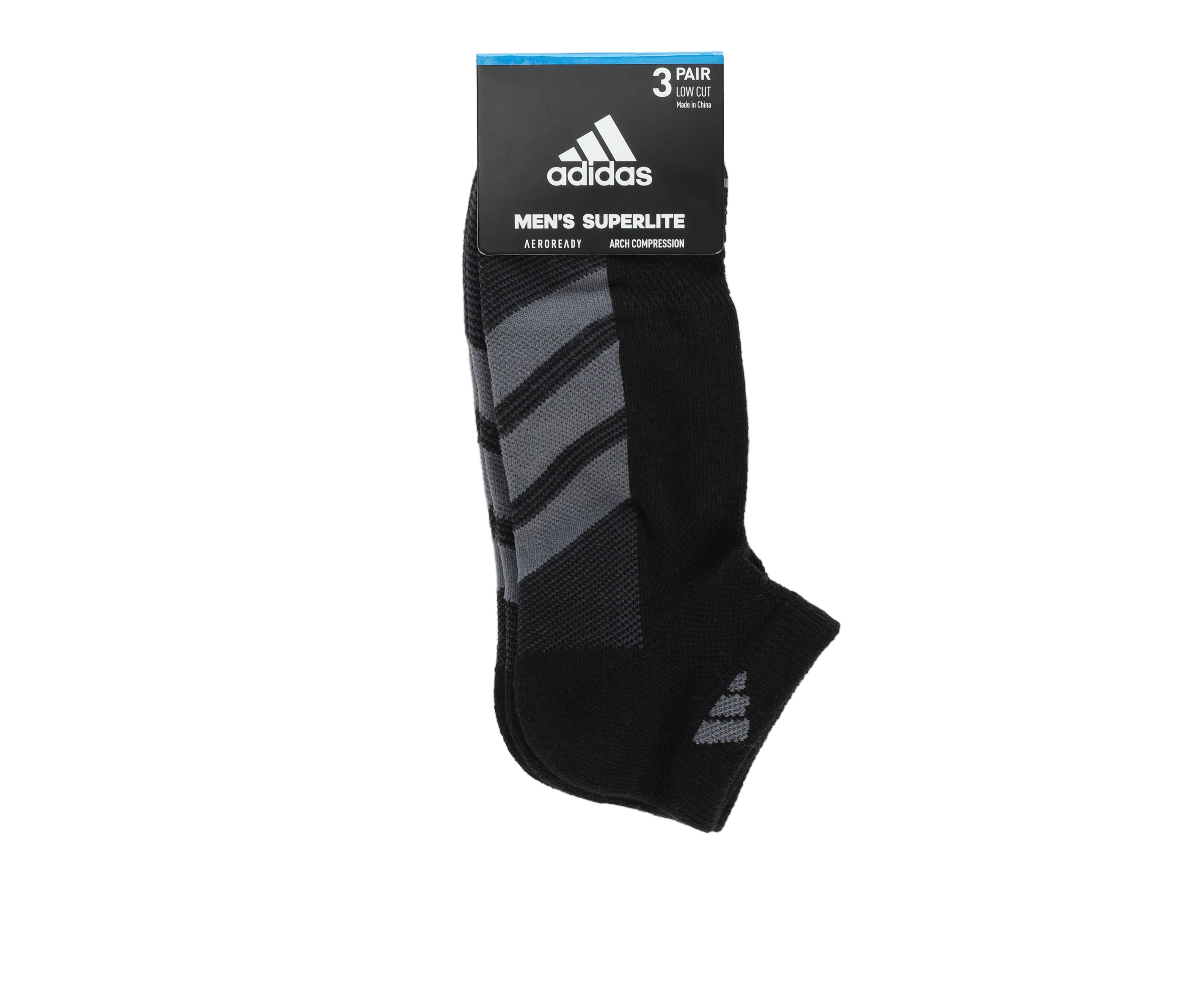 Adidas Men's 3 Pair AD Train Low Cut Socks