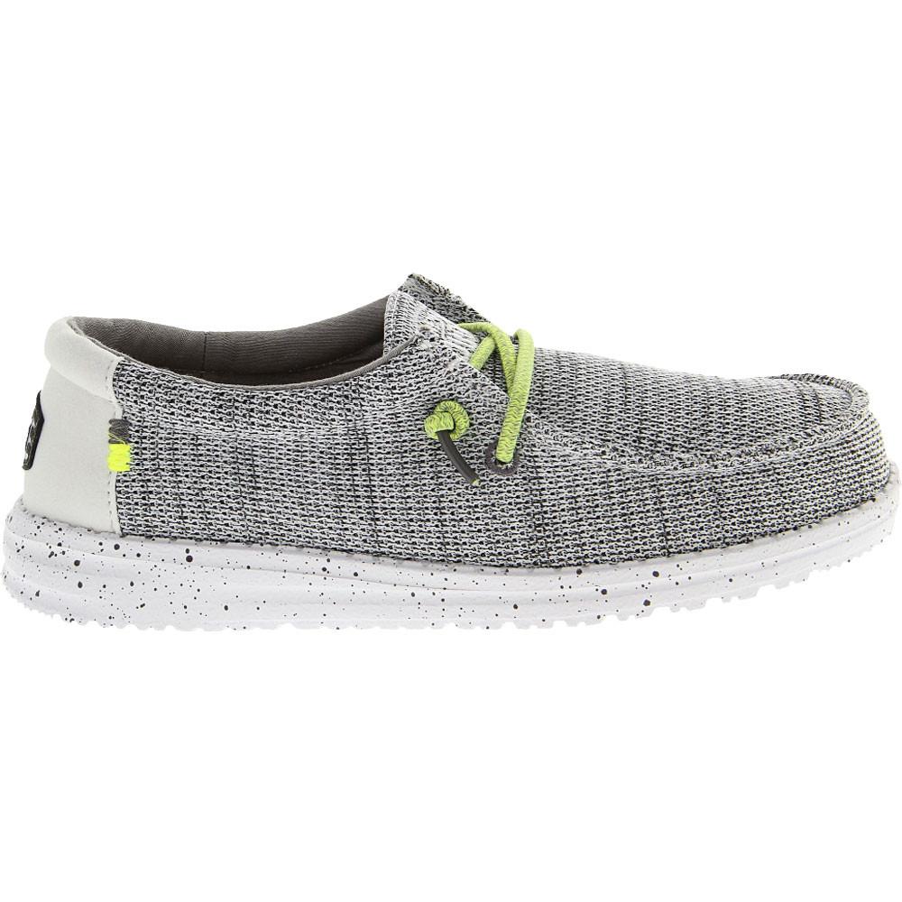 HEYDUDE Wally Sox Youth Stone Dress Shoes