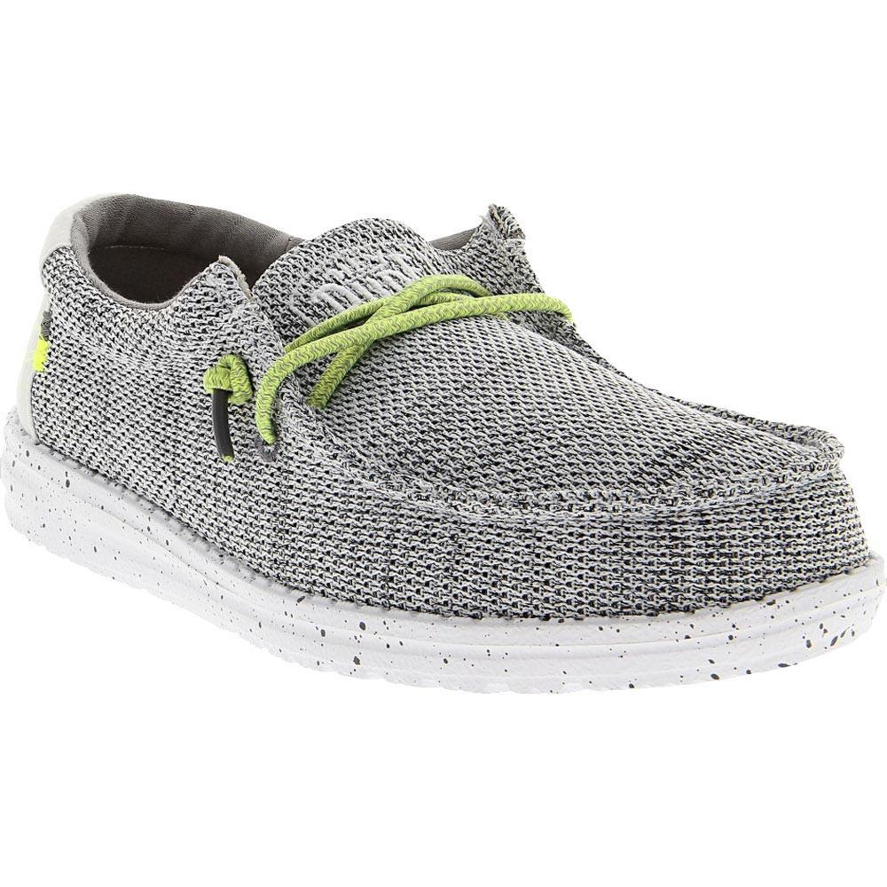 HEYDUDE Wally Sox Youth Stone Dress Shoes