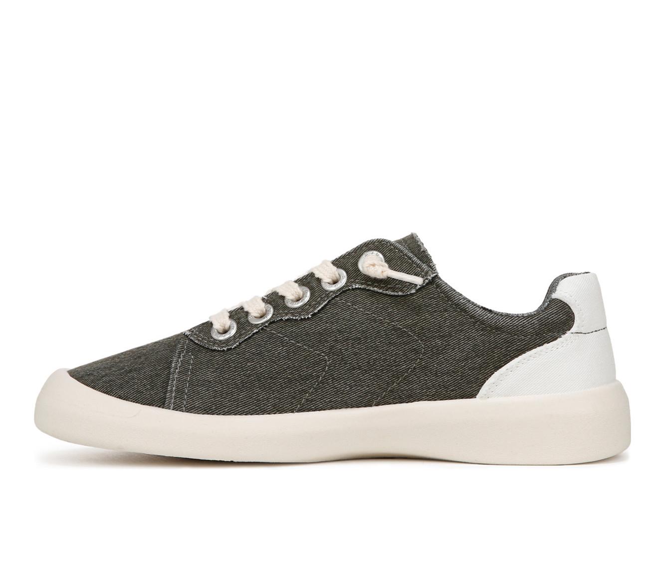 Blowfish Malibu Miami Women's Slip-On Sneaker - Distressed Canvas With Hidden Wedge
