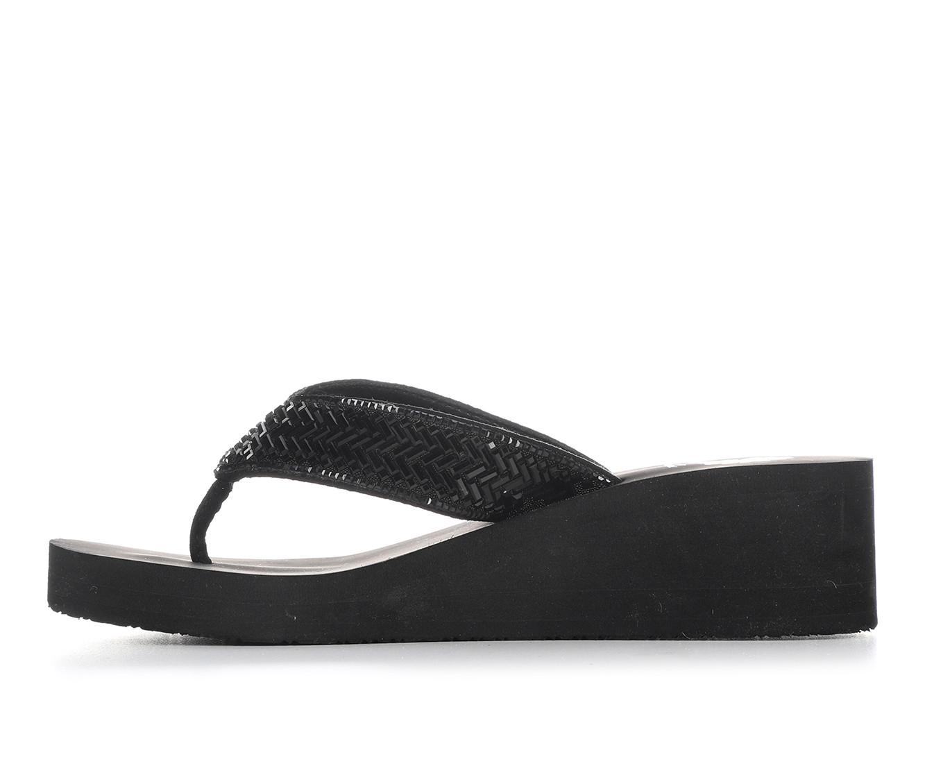 Women's Yellow Box Hestia Wedge Flip-Flops