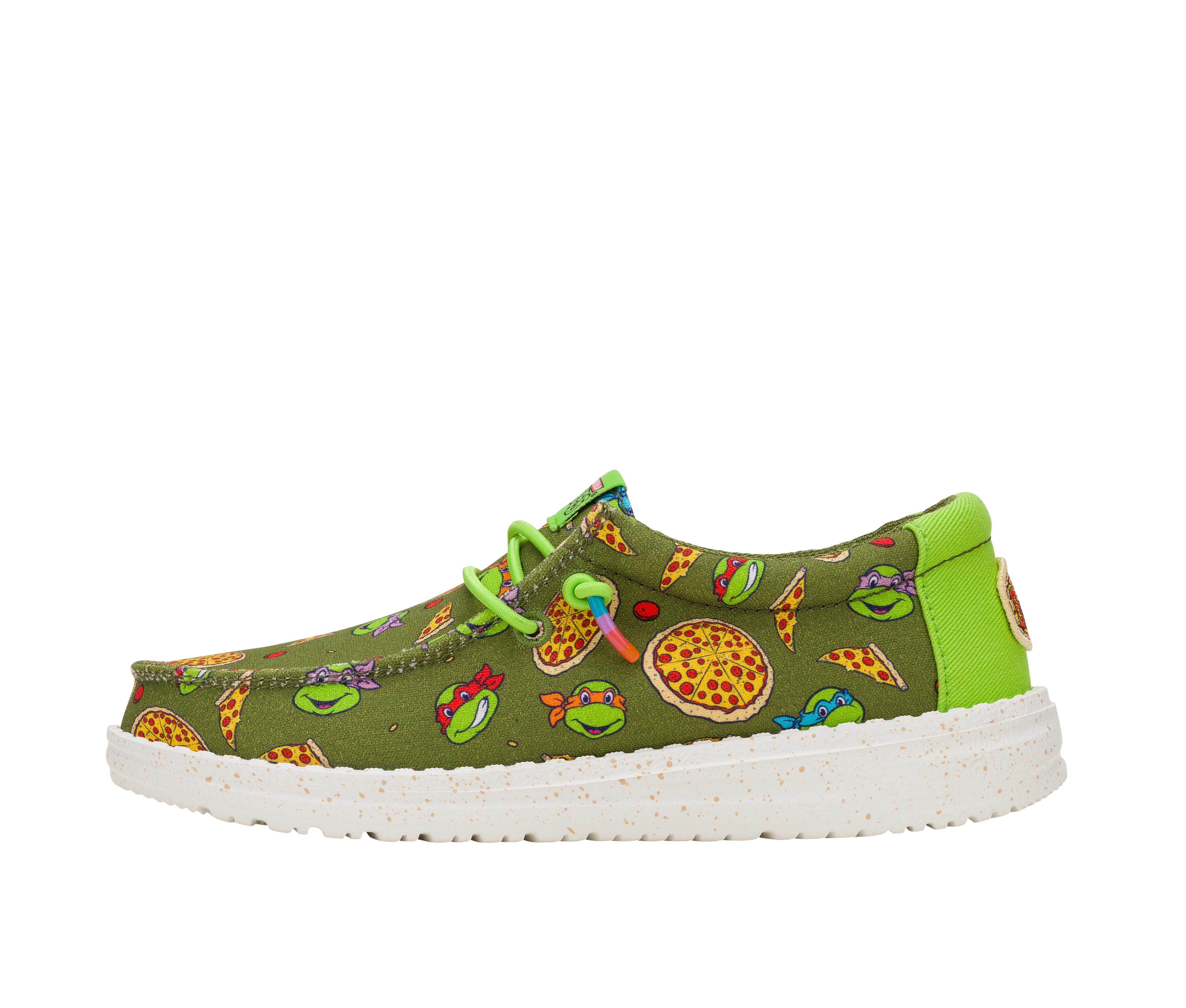 Boys' HEYDUDE Little Kid & Big Kid Wally Y TMNT Casual Shoes