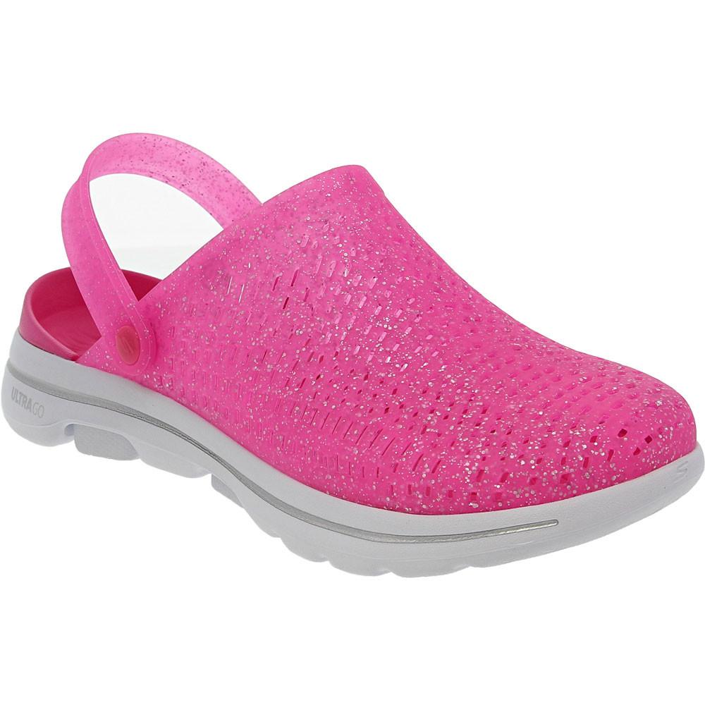 Skechers Go Walk 5 Ocean Foam Sport Slides