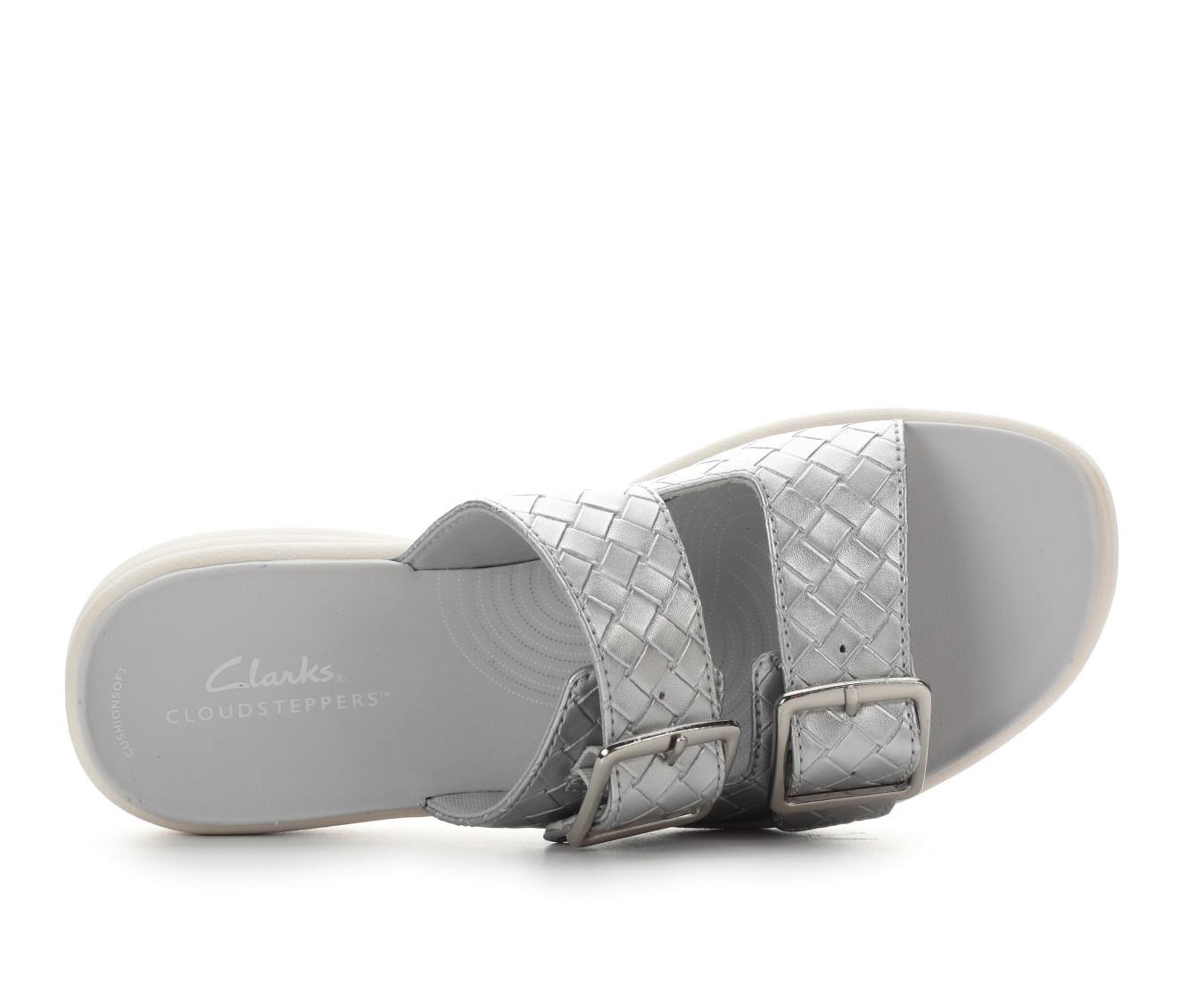 Women's Clarks Drift Buckle Wedge Sandals