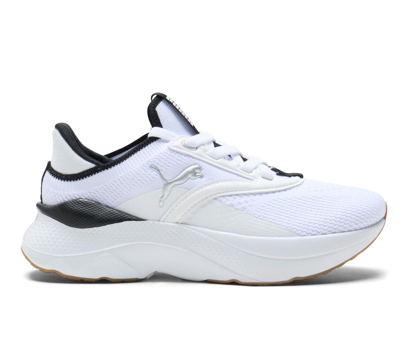 Puma Women s Softride Mayve Sneakers White Black Grn Size 8