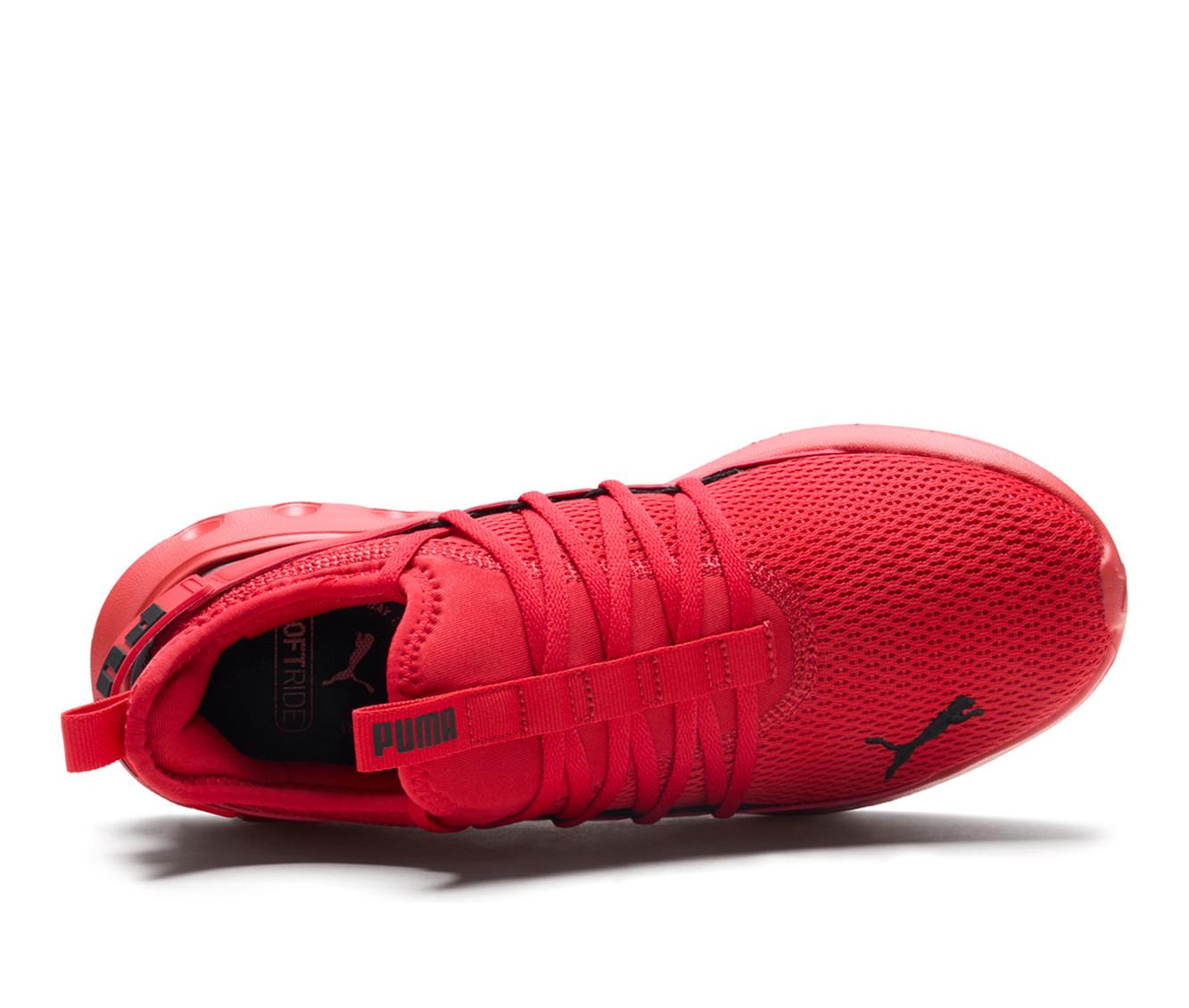 Red puma sneakers men on sale