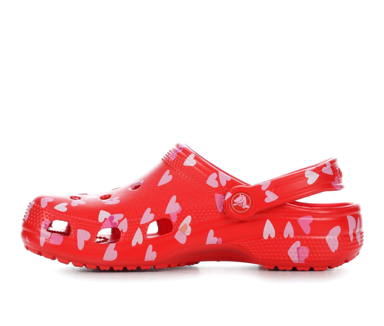 Adults' Crocs Classic Valentines Clogs