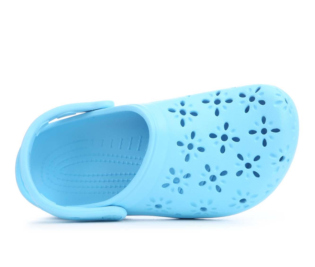 Women's Crocs Classic Floral Cutout Clogs