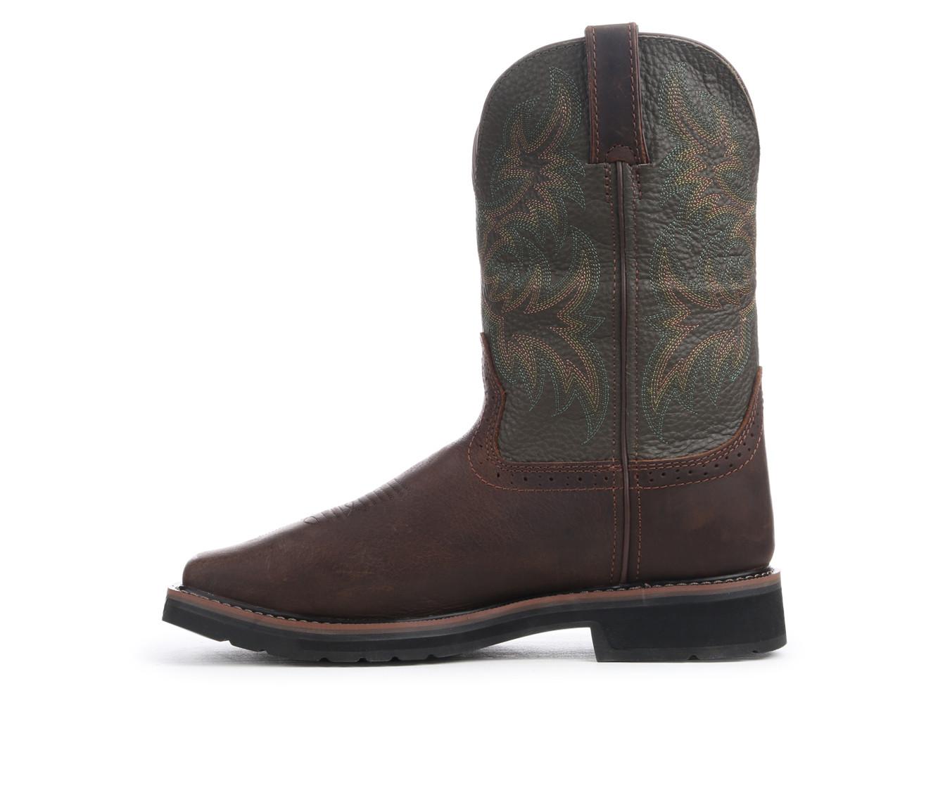 Men's Justin Boots Keavan ST Square Met Cowboy Boots
