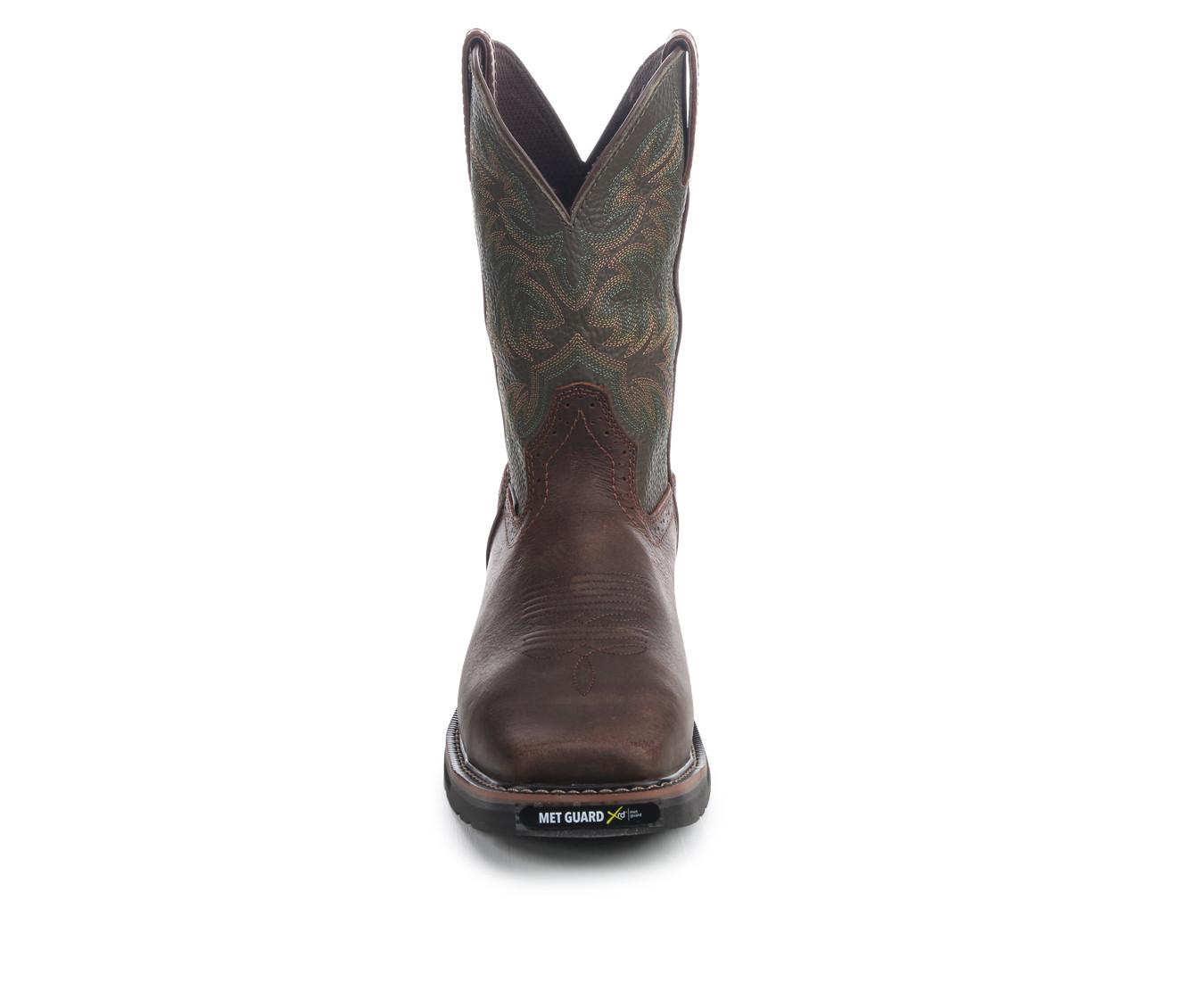 Men's Justin Boots Keavan ST Square Met Cowboy Boots