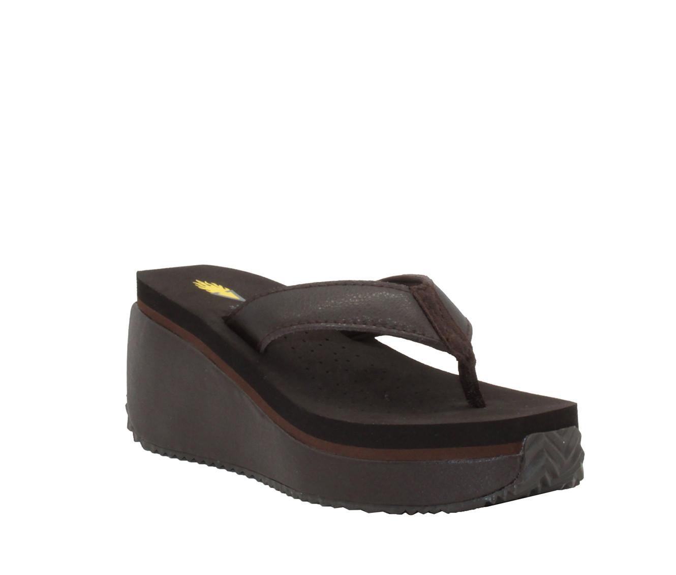 Women's Volatile Frappachino Wedge Flip-Flops