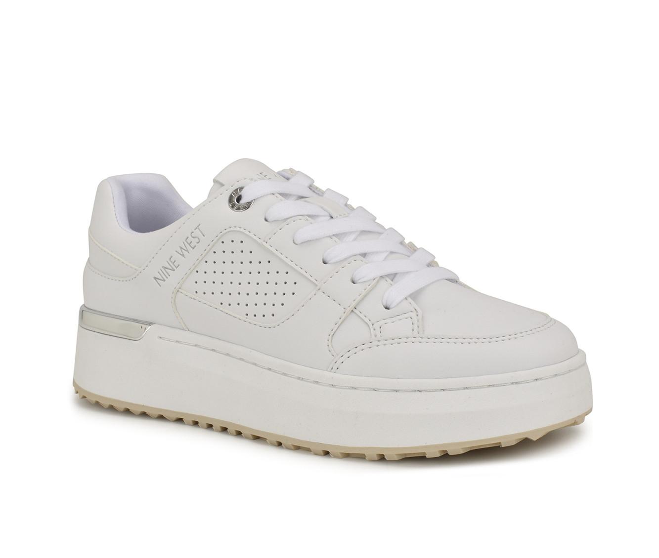 Women s Nine West Camp Platform Sneakers Shoe Carnival