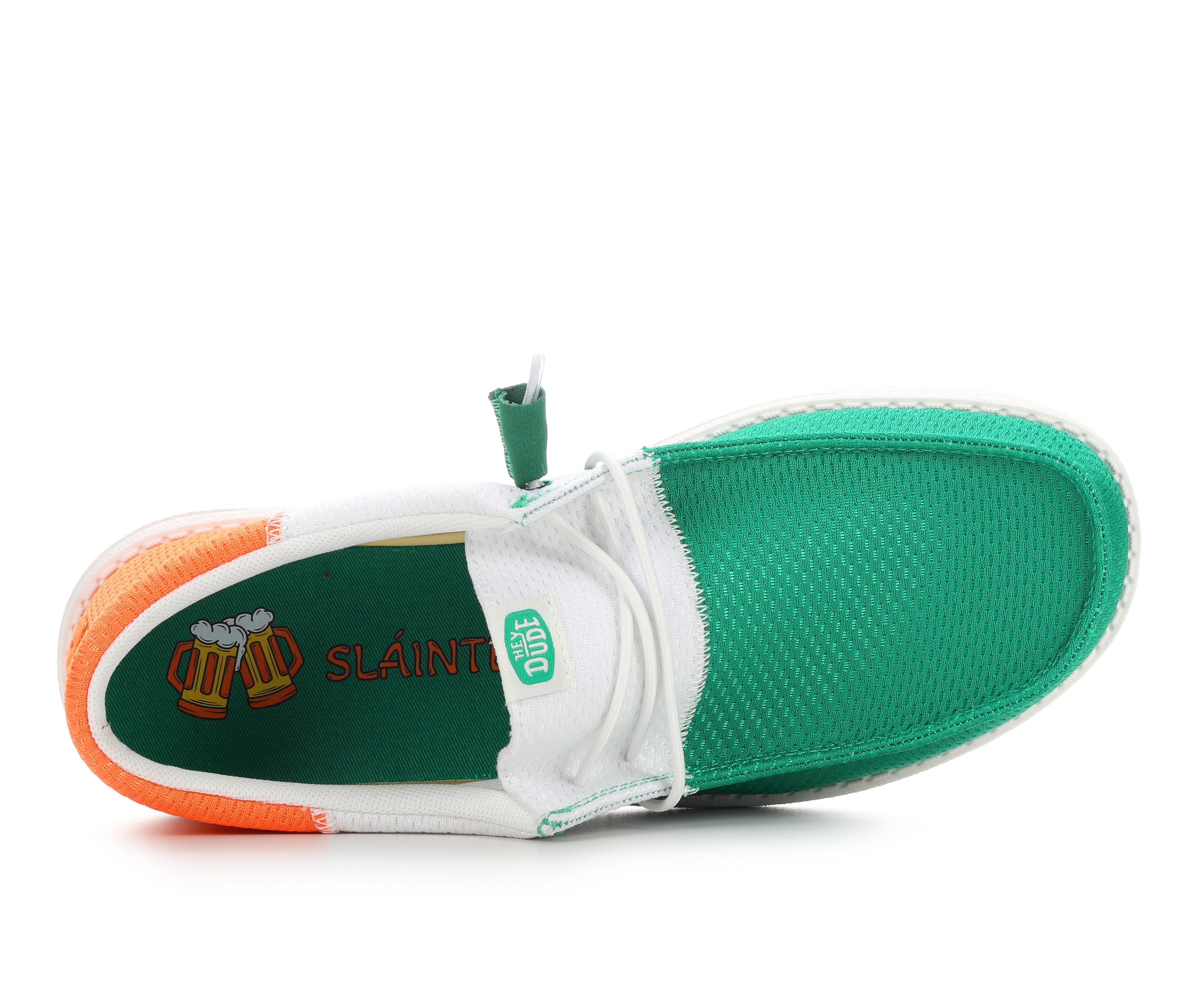 Men's HEYDUDE Wally Tri Irish Flag Casual Shoes