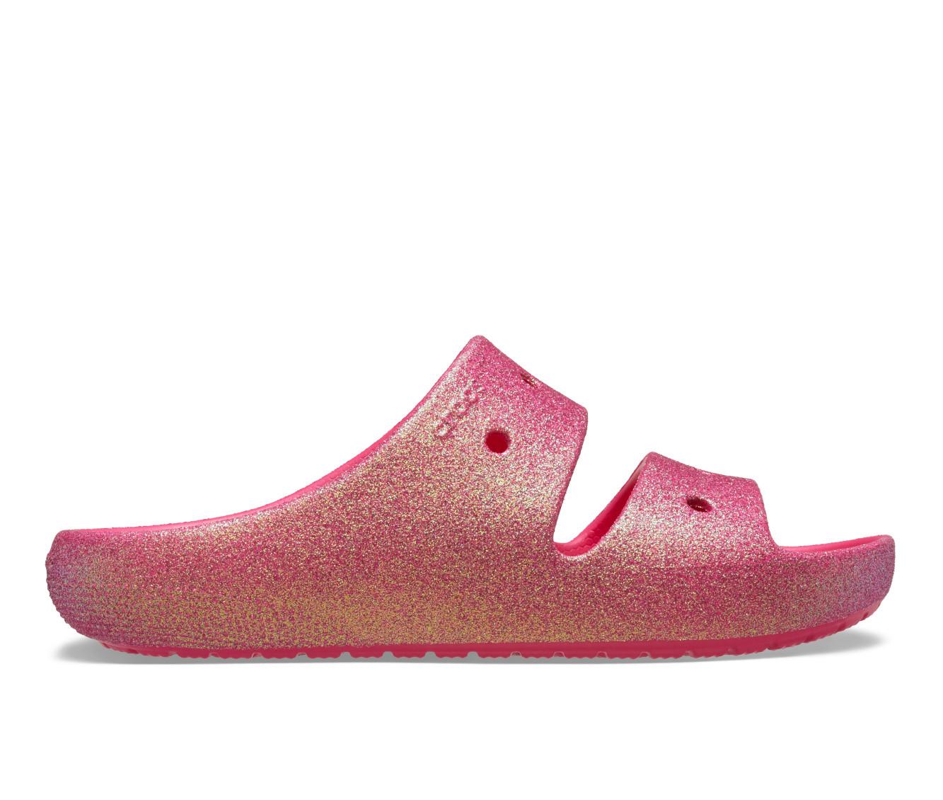 Crocs Classic Iridescent Glitter Sandal