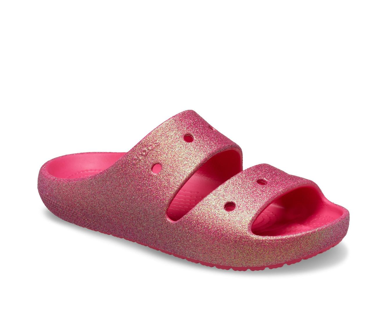 Crocs Classic Iridescent Glitter Sandal