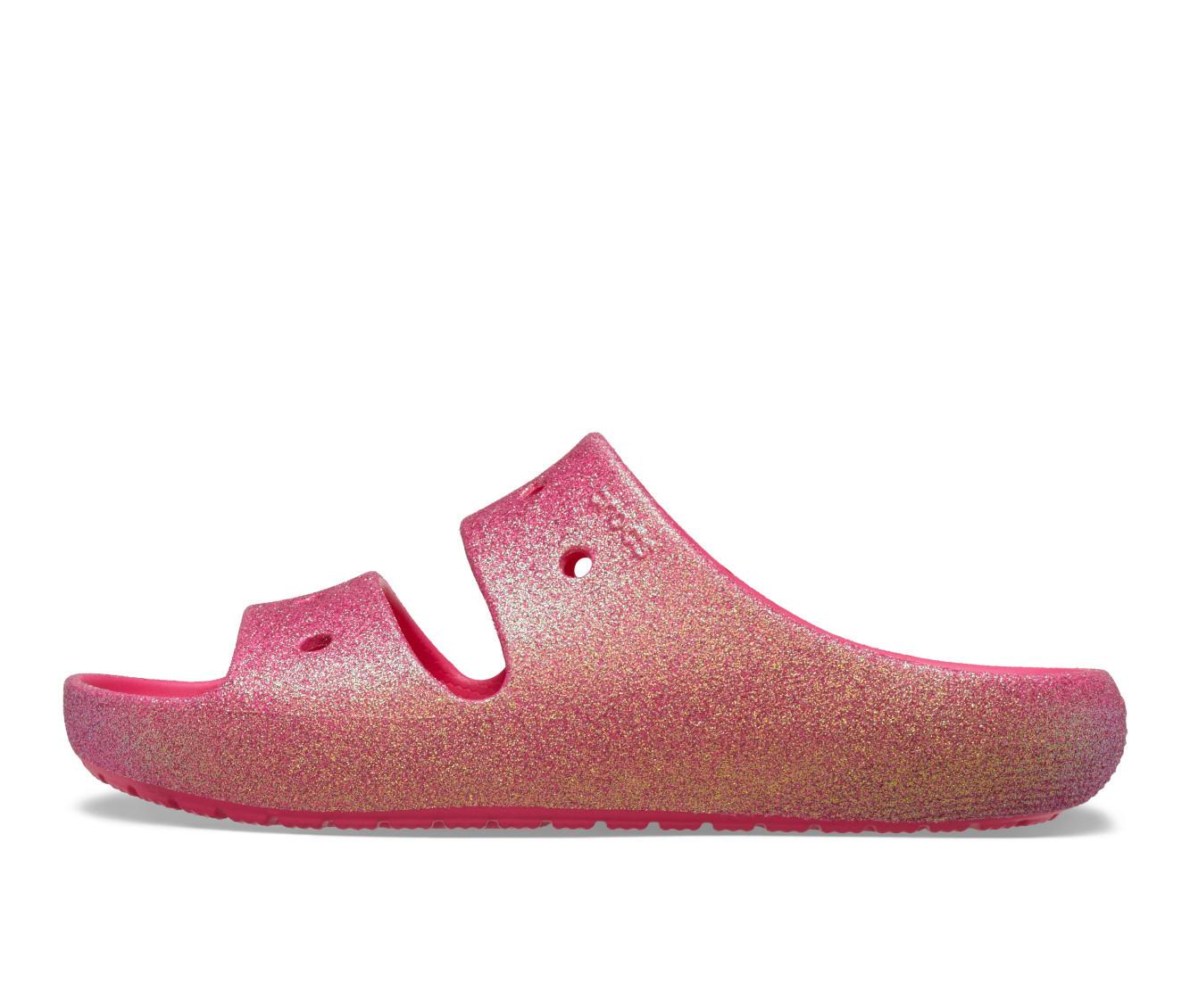 Crocs Classic Iridescent Glitter Sandal