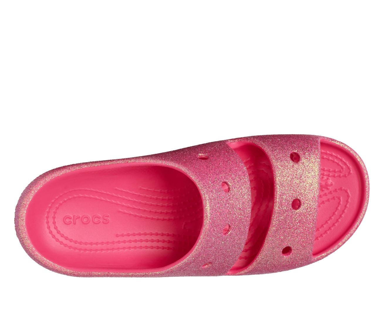 Crocs Classic Iridescent Glitter Sandal