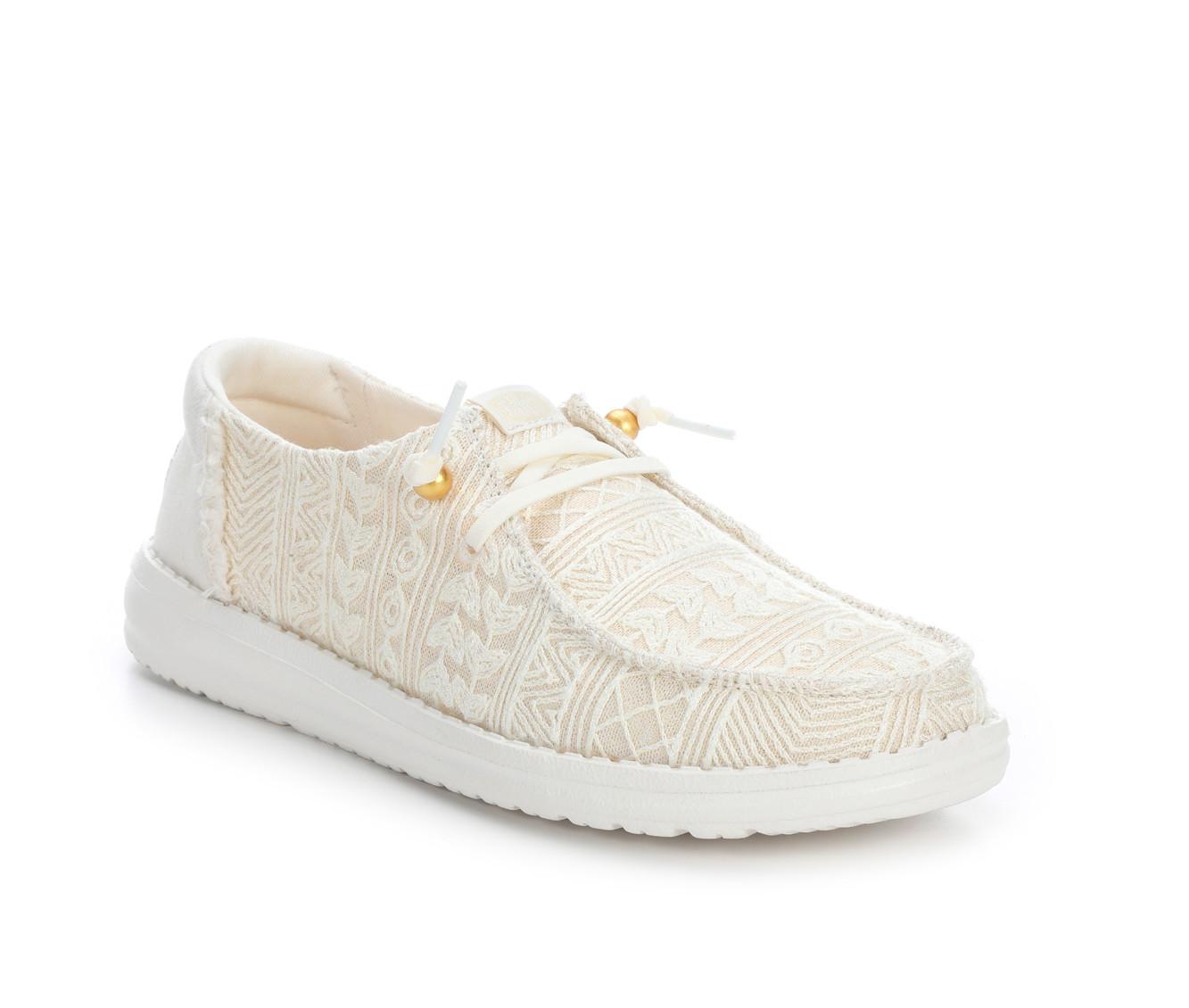 Women's HEYDUDE Wendy Crochet Lace Casual Shoes