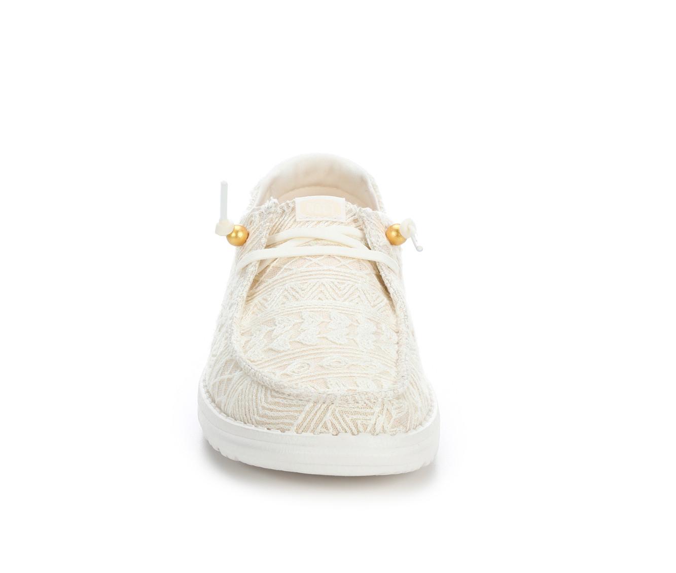 Women's HEYDUDE Wendy Crochet Lace Casual Shoes