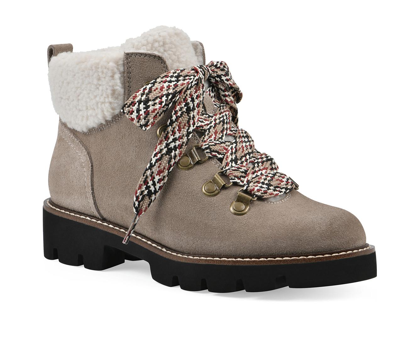 Women's White Mountain Gloving Lace Up Winter Booties