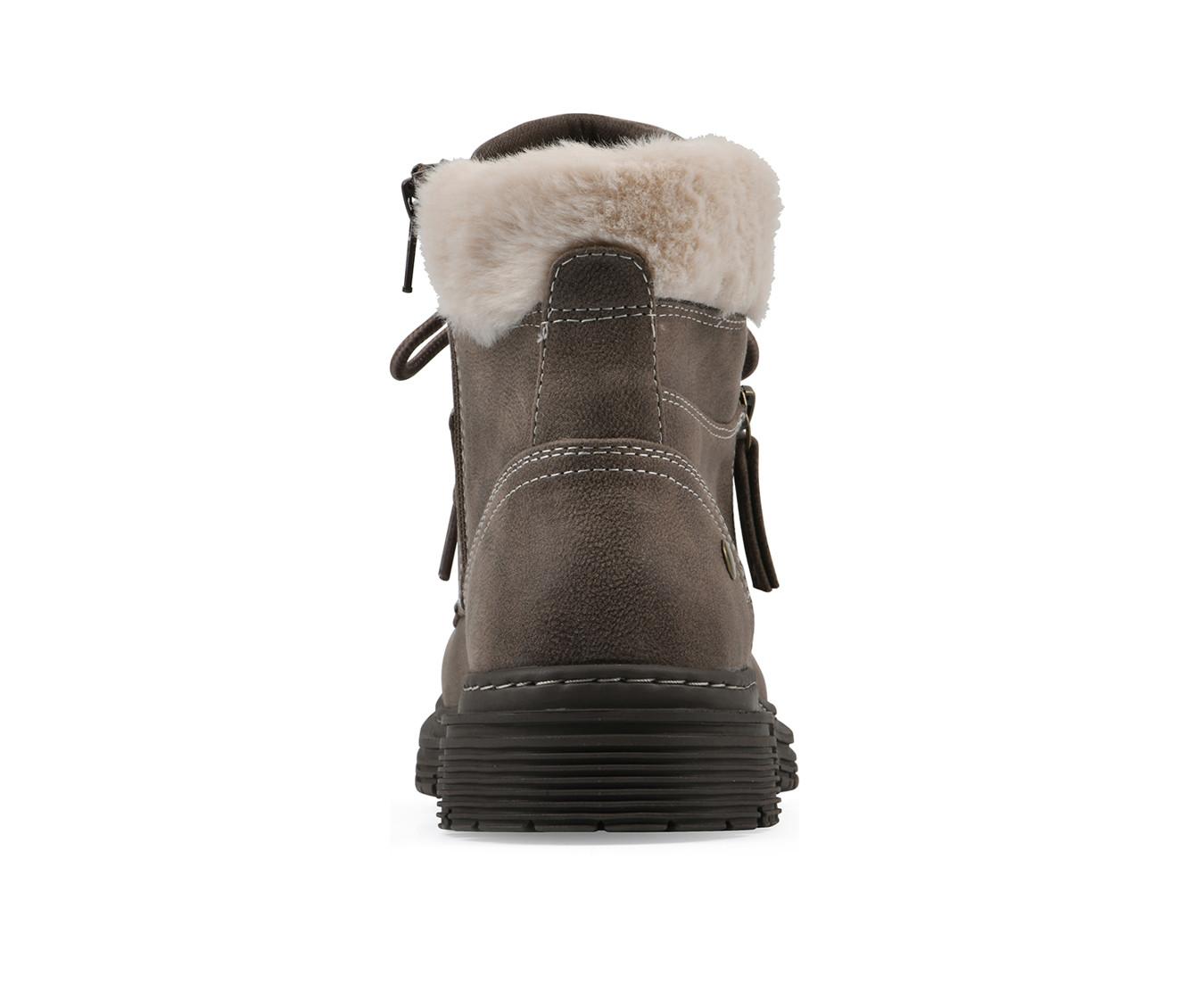 Cliffs by White Mountain Powell Women s City Hiker Boots Size 9.5 Stone Fabric