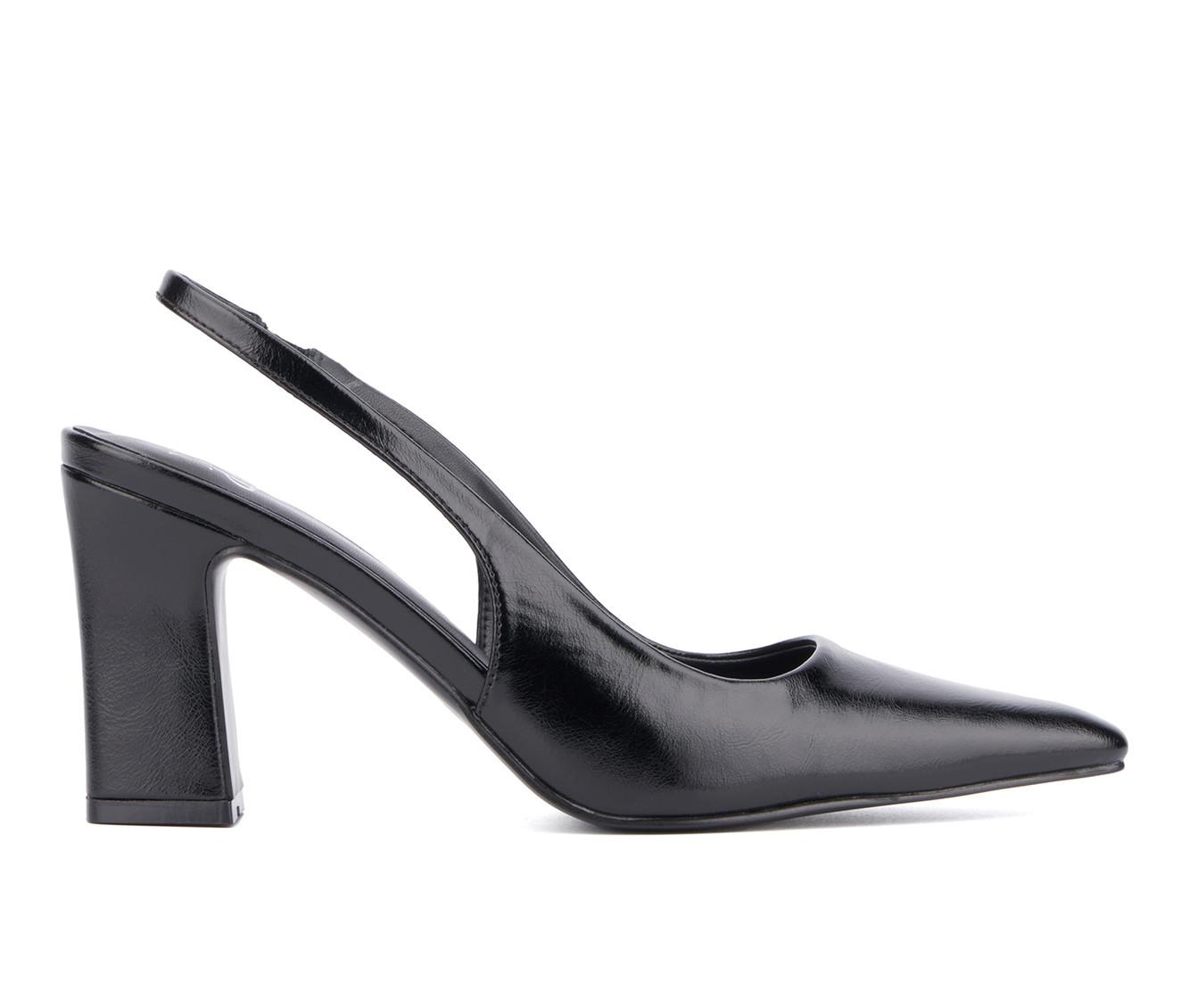 Women's New York and Company Theresa Slingback Pumps