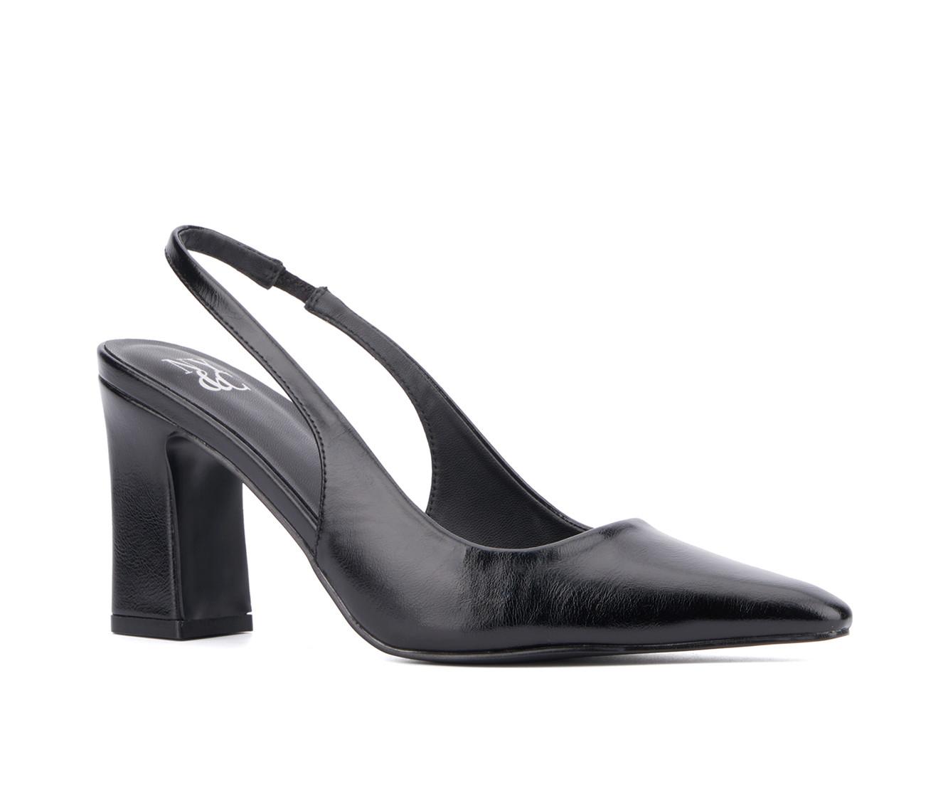Women's New York and Company Theresa Slingback Pumps