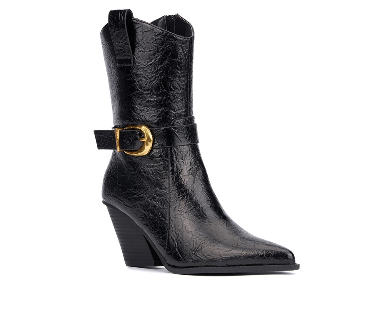 Women's New York and Company Wesley Western Boots