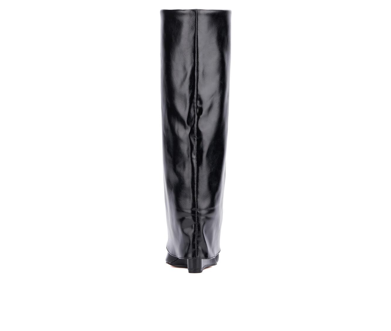 Women's New York and Company Queena Knee High Wedge Boots