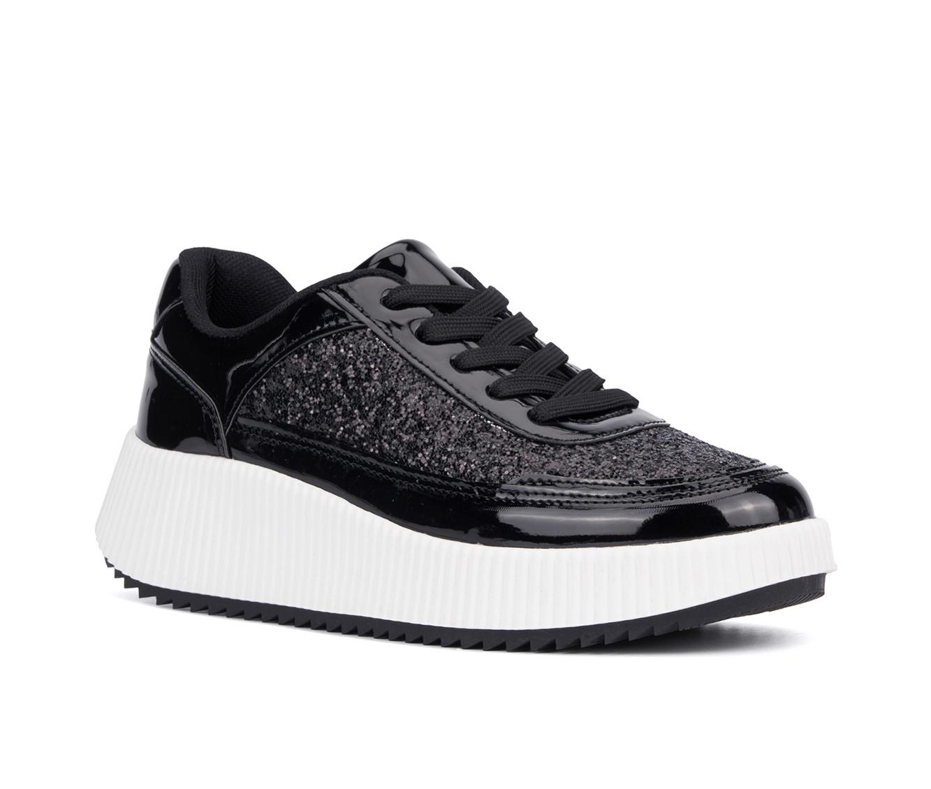 Women's New York and Company Tana Wedge Platform Sneakers