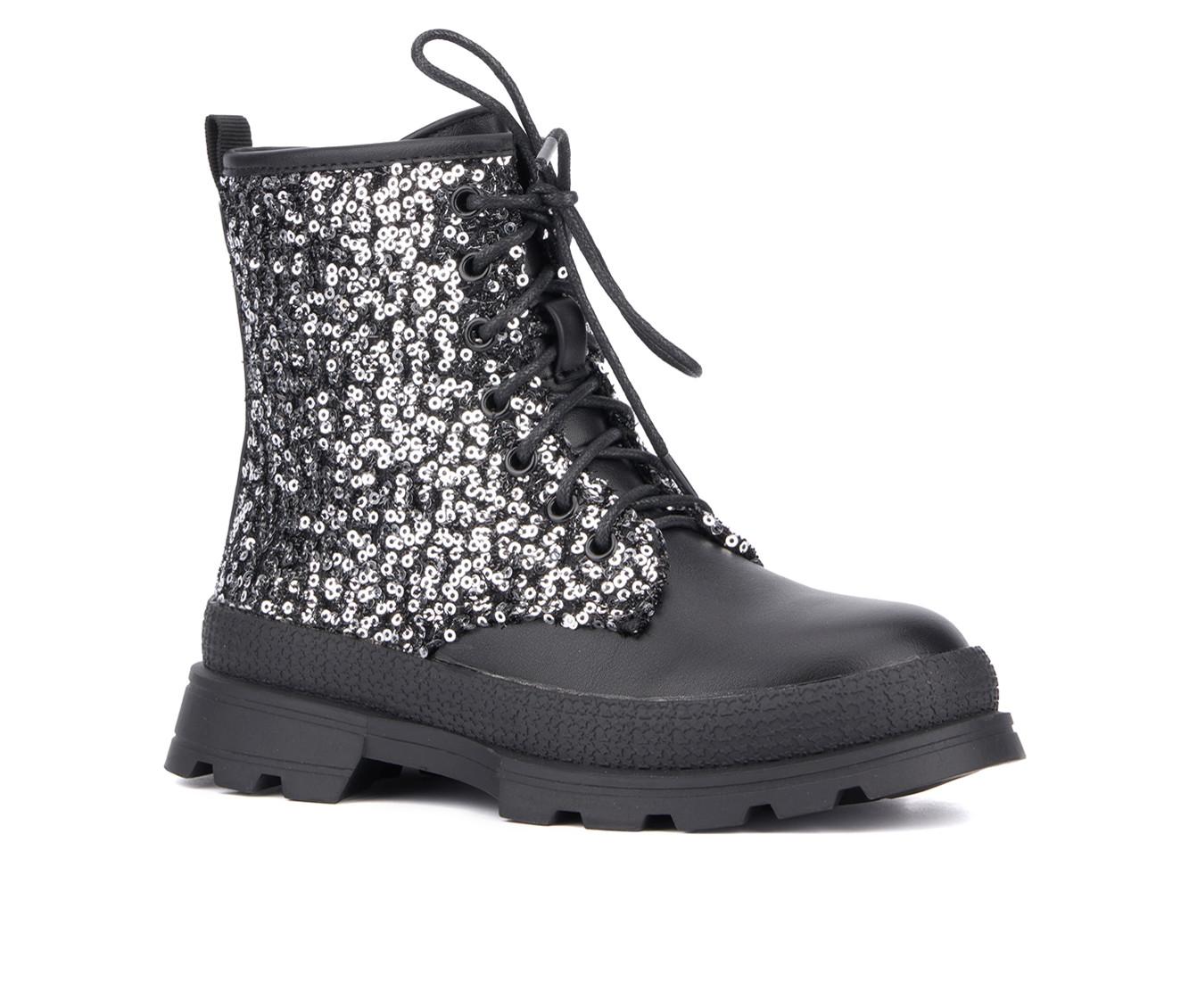 Girls' Olivia Miller Girl Little & Big Kid Galaxy Gal Combat Boots