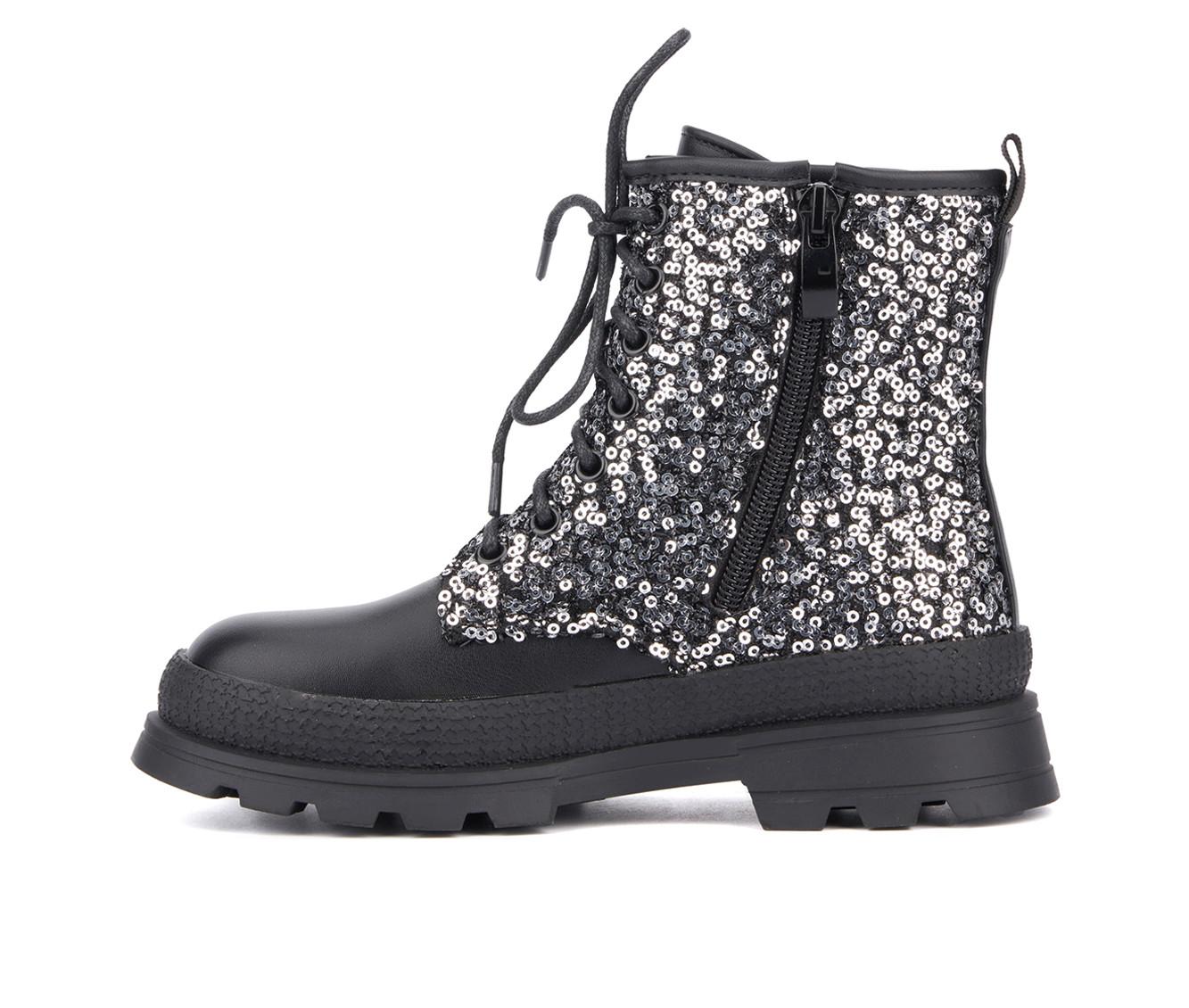 Girls' Olivia Miller Girl Little & Big Kid Galaxy Gal Combat Boots