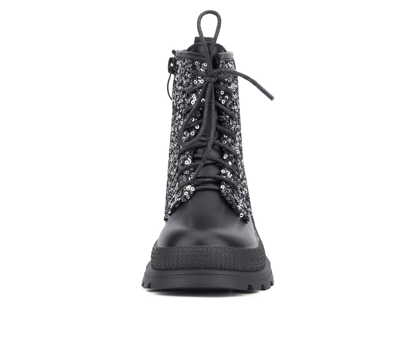 Girls' Olivia Miller Girl Little & Big Kid Galaxy Gal Combat Boots