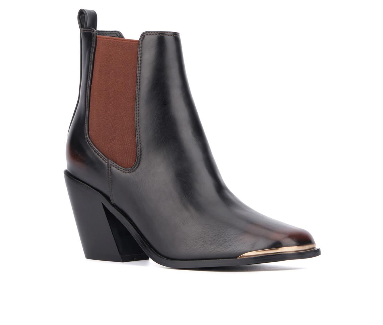 Women's Olivia Miller Trine Heeled Booties