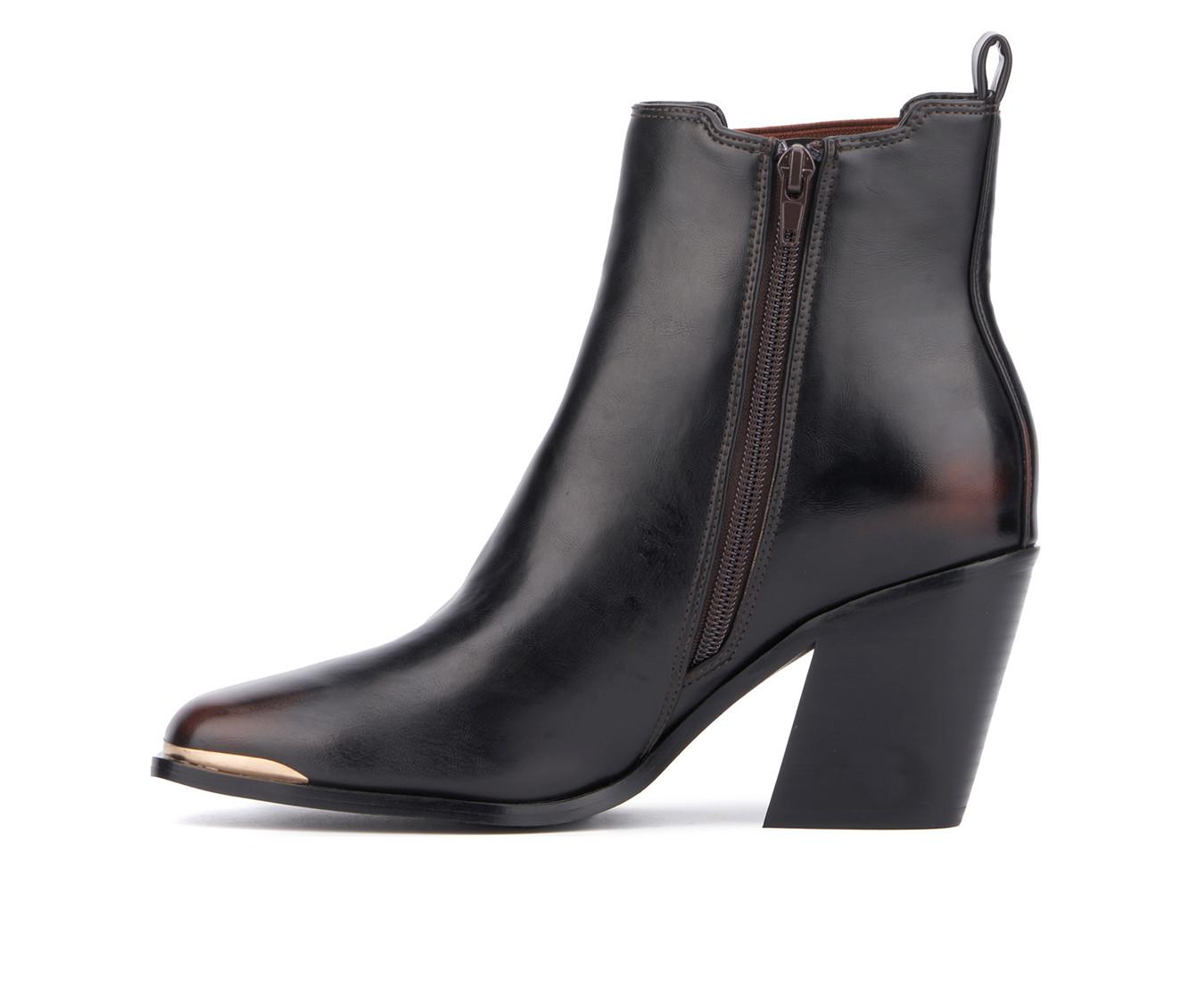 Women's Olivia Miller Trine Heeled Booties