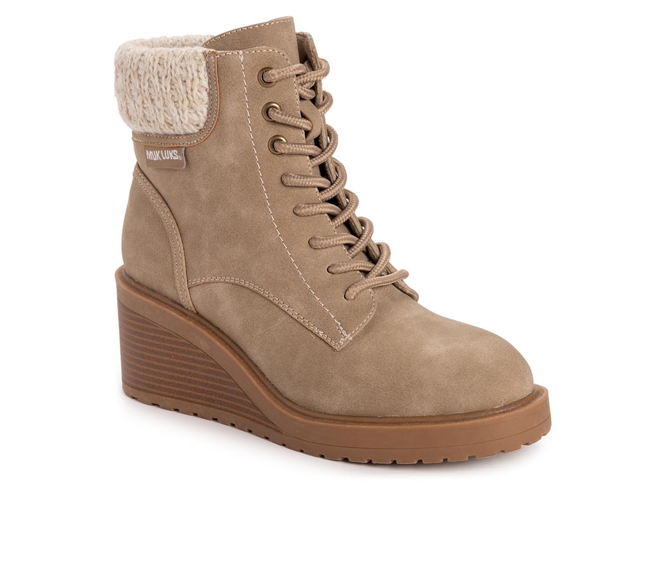 Women's MUK LUKS Sky Solange Wedge Booties