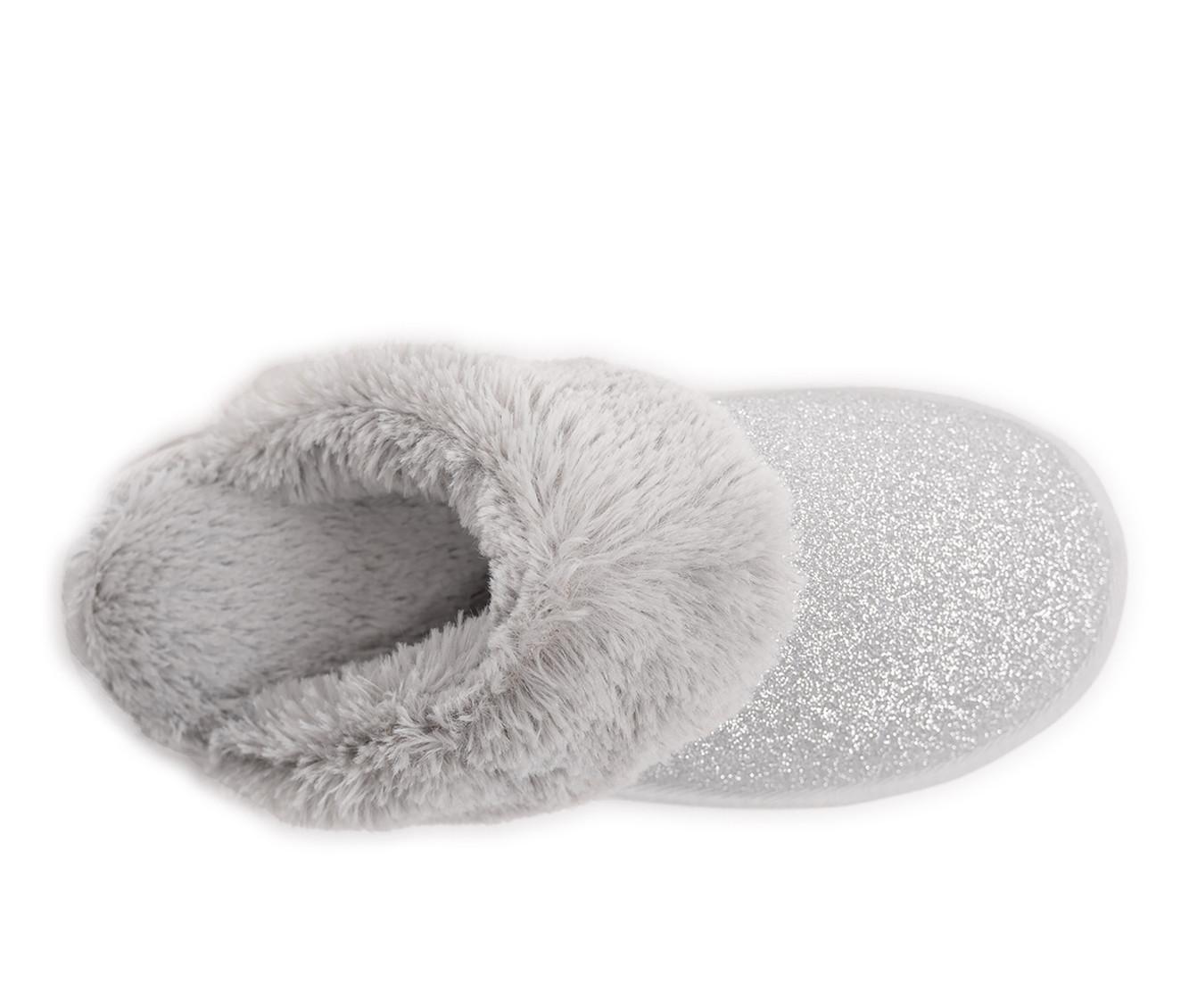 MUK LUKS Angled Sparkle Scruff Slippers