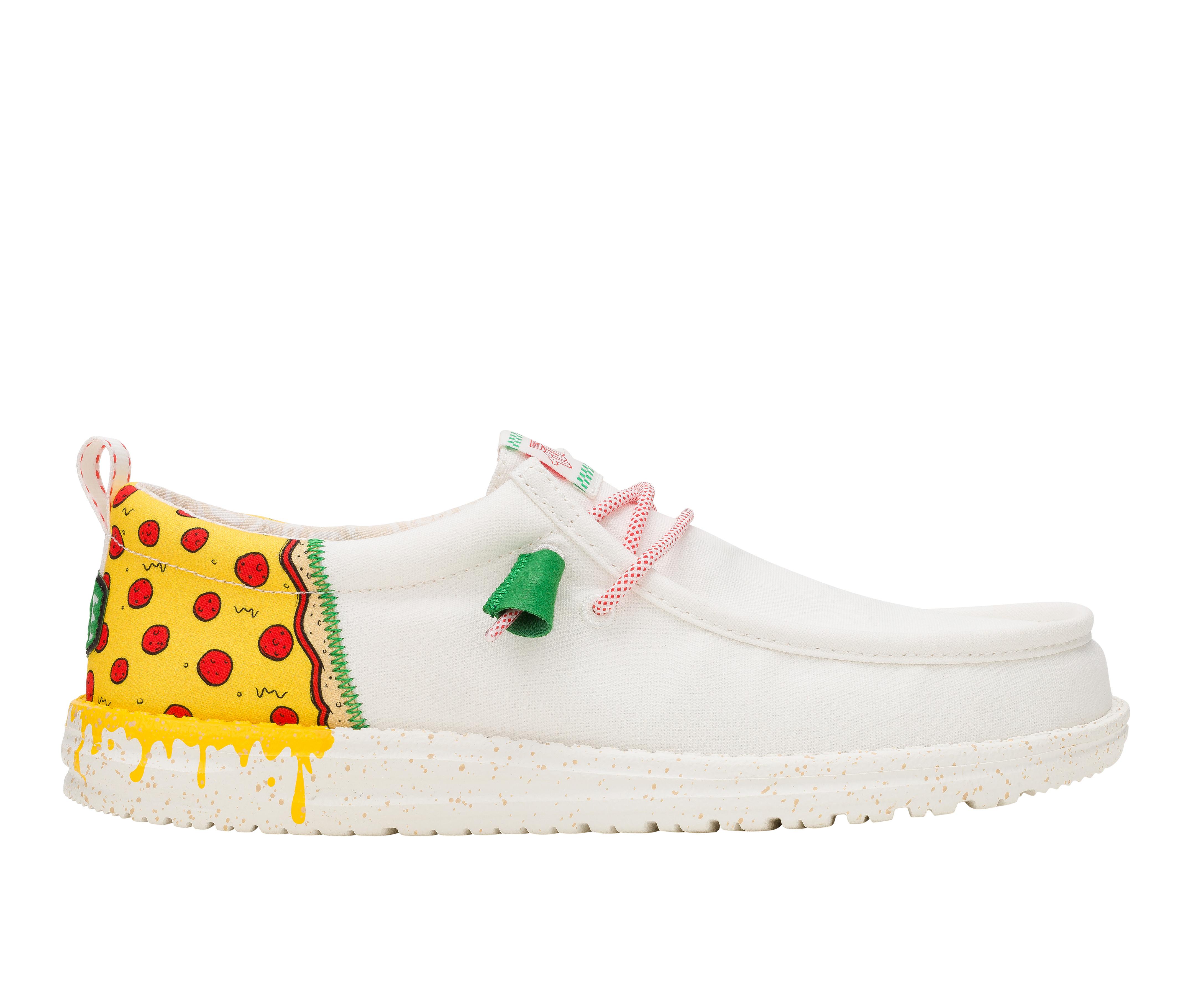 Men's HEYDUDE Wally Funk TMNT Pizza Casual Shoes